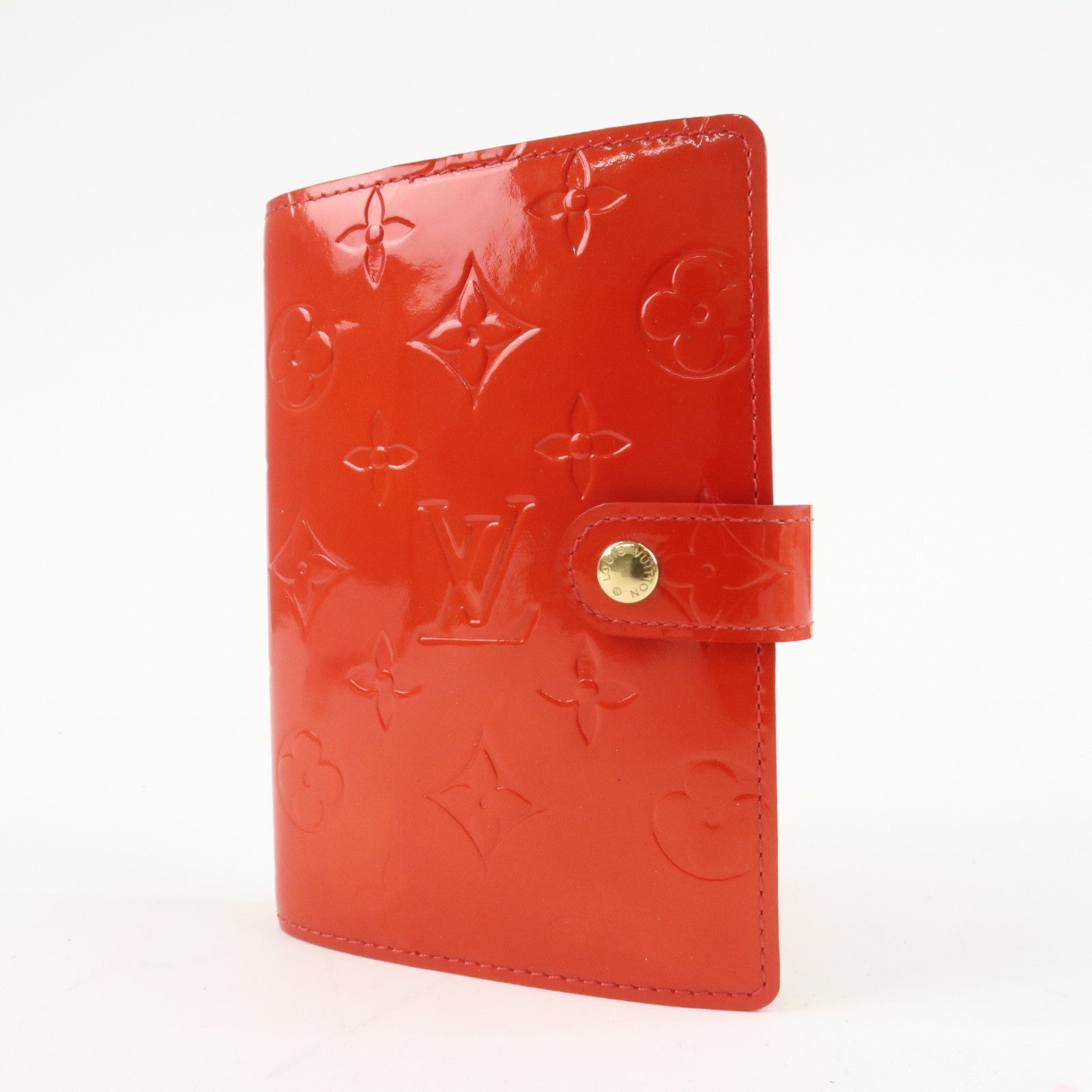 Louis Vuitton Monogram Vernis Agenda PM Planner Cover R21003