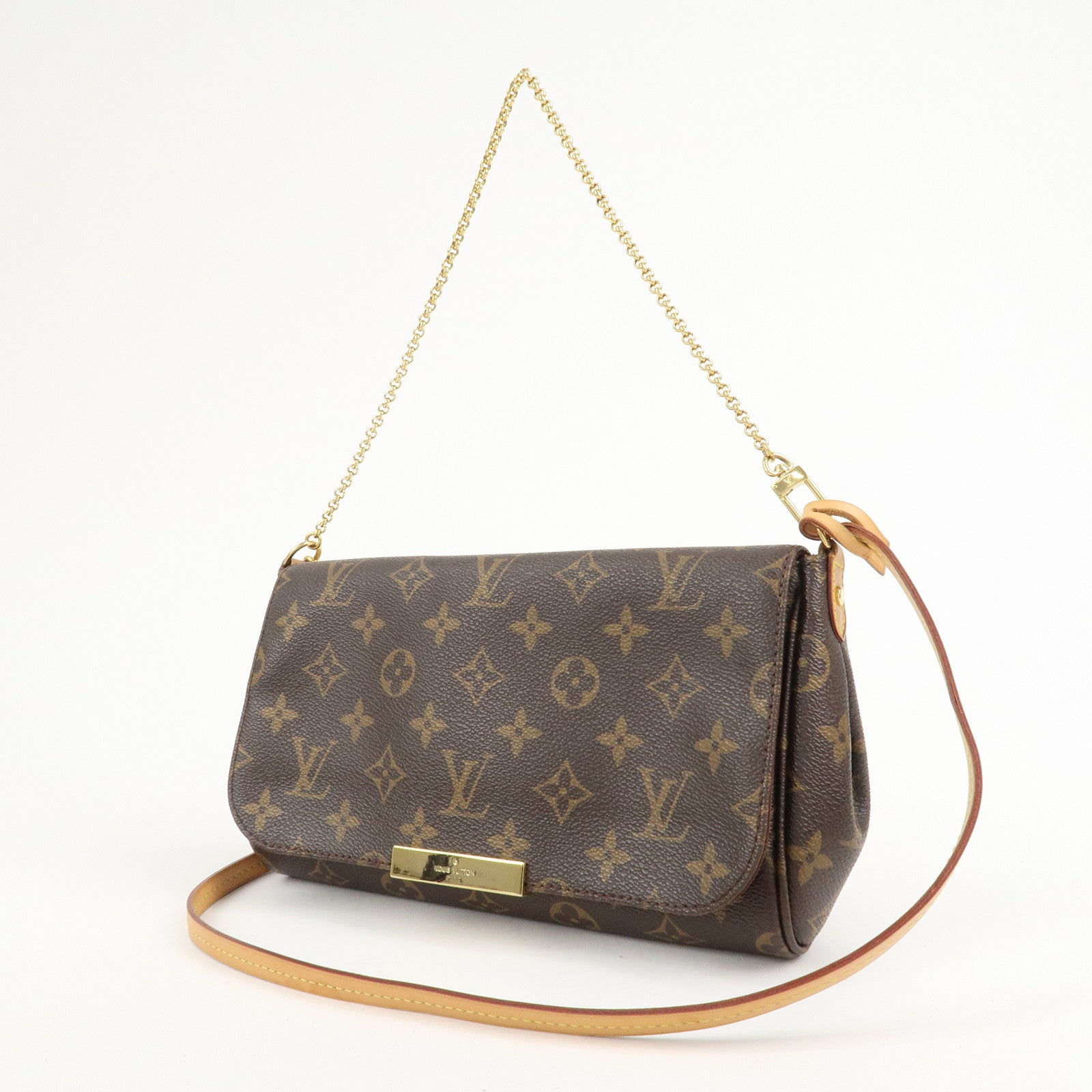 Louis Vuitton Monogram Favorite MM 2Way Shoulder Bag M40718 Used