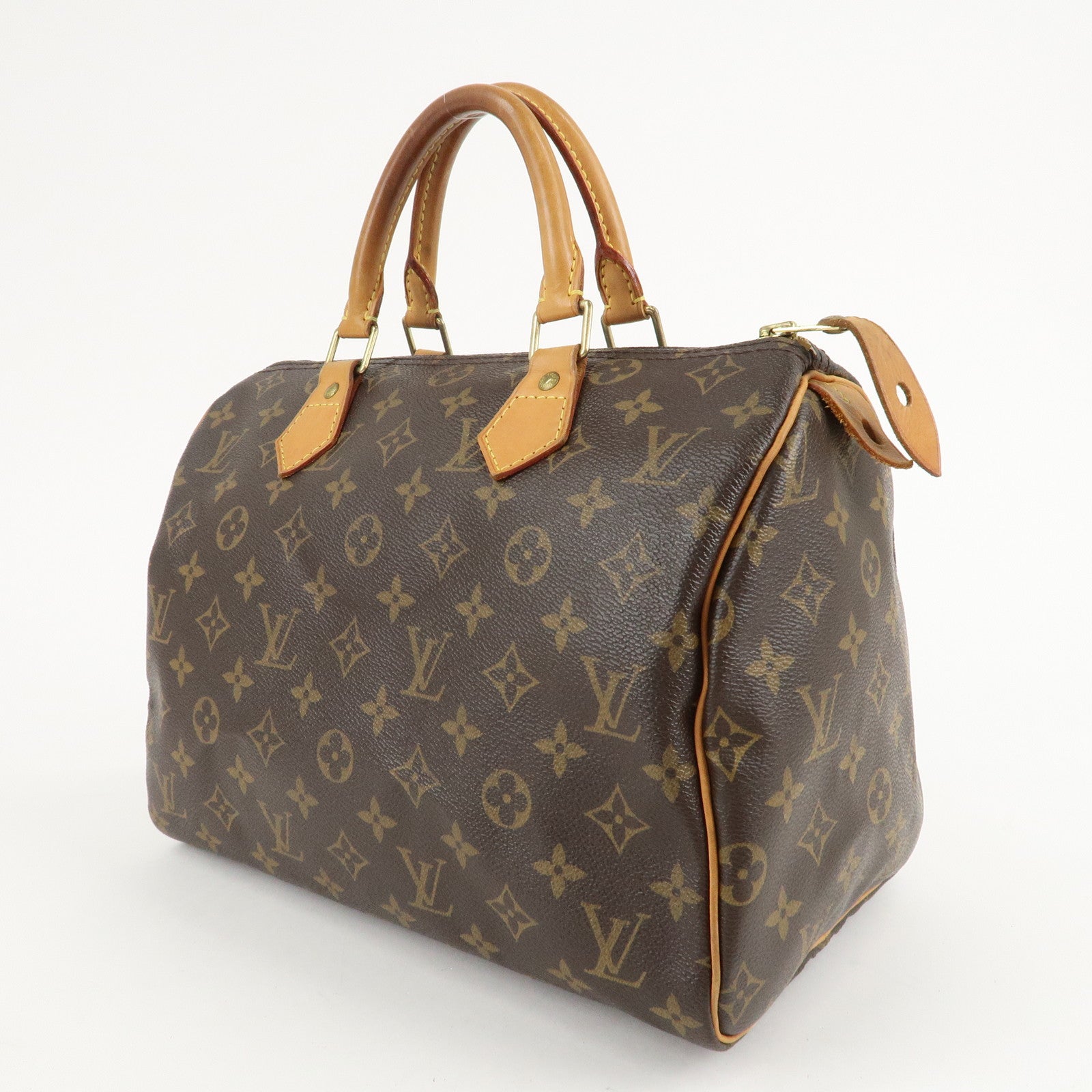 Louis Vuitton Monogram Speedy 30 Hand Bag Boston Bag M41526 Used