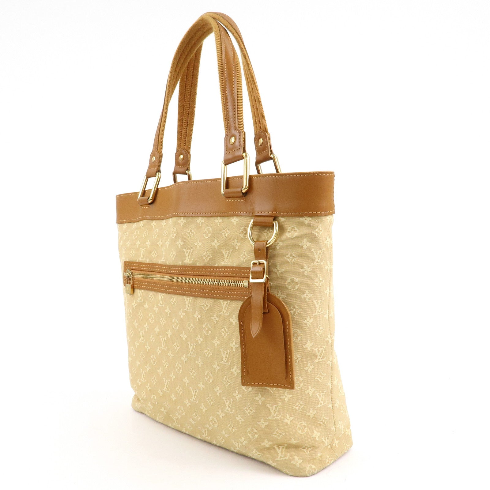 Louis Vuitton Monogram Mini Lucille GM Tote Bag Beige M92683