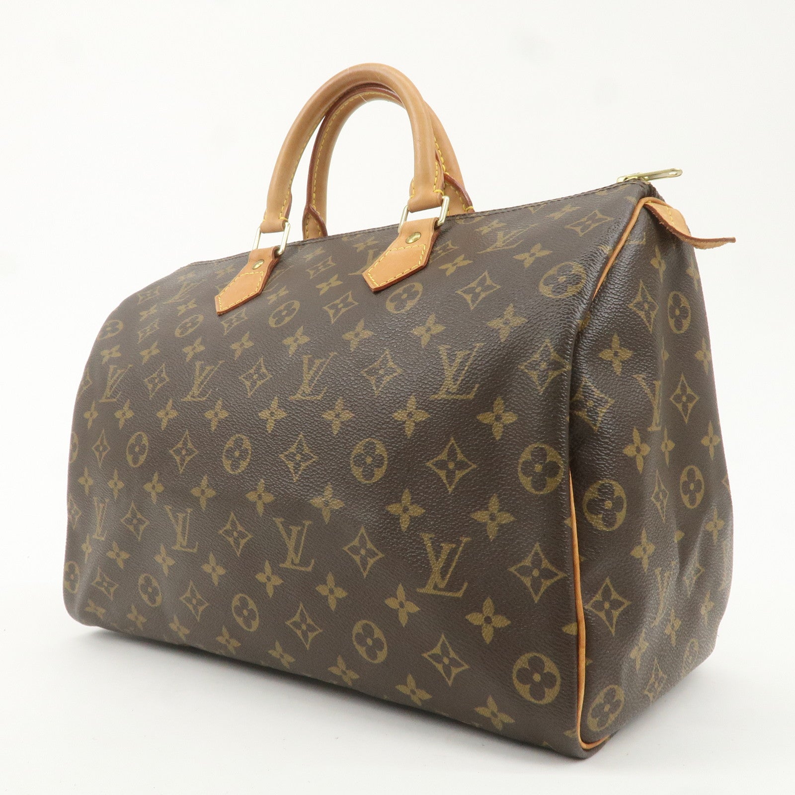 Louis Vuitton Monogram Speedy 35 Hand Bag Boston Bag M41524