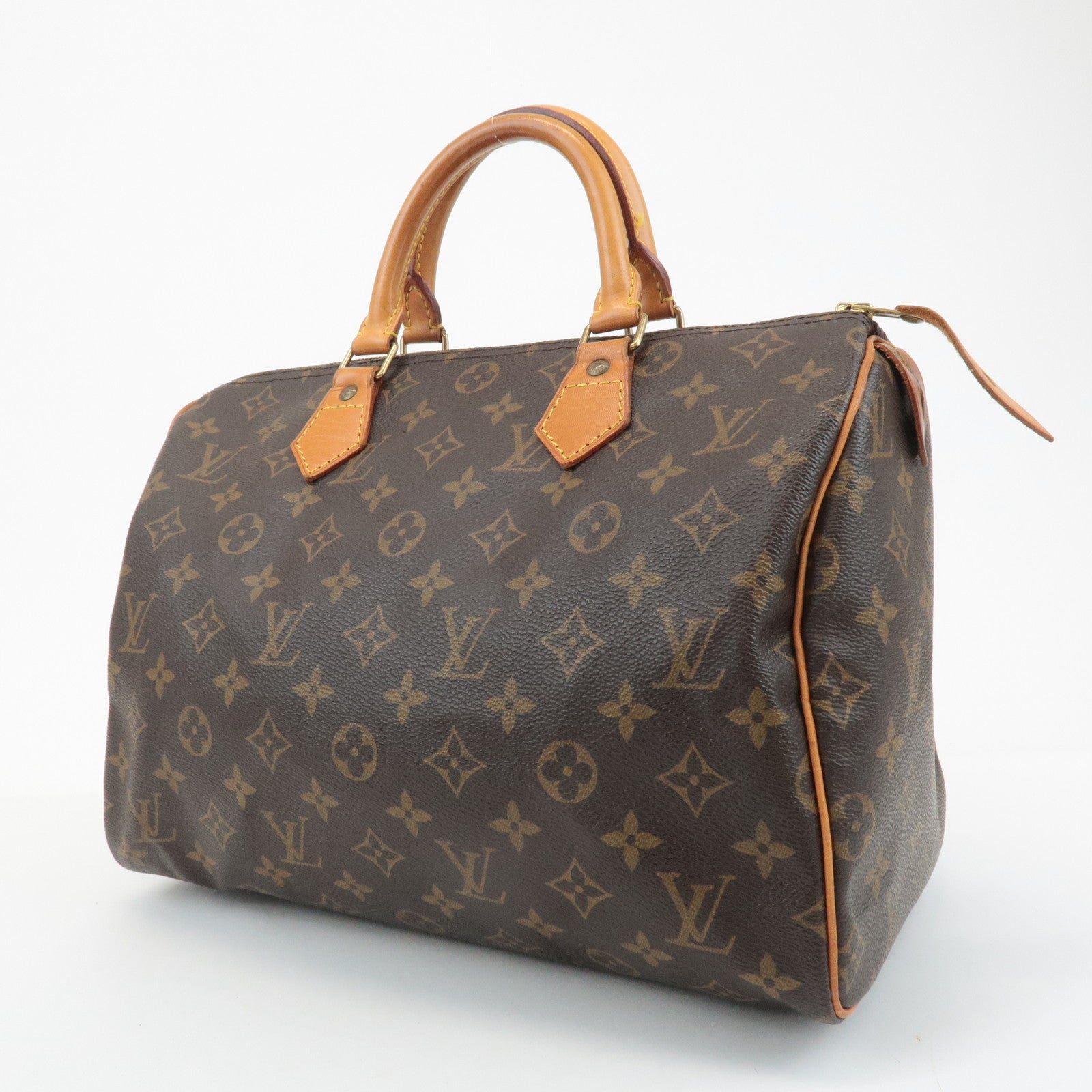 Louis Vuitton Monogram Speedy 30 Hand Bag Boston Bag M41526 Used