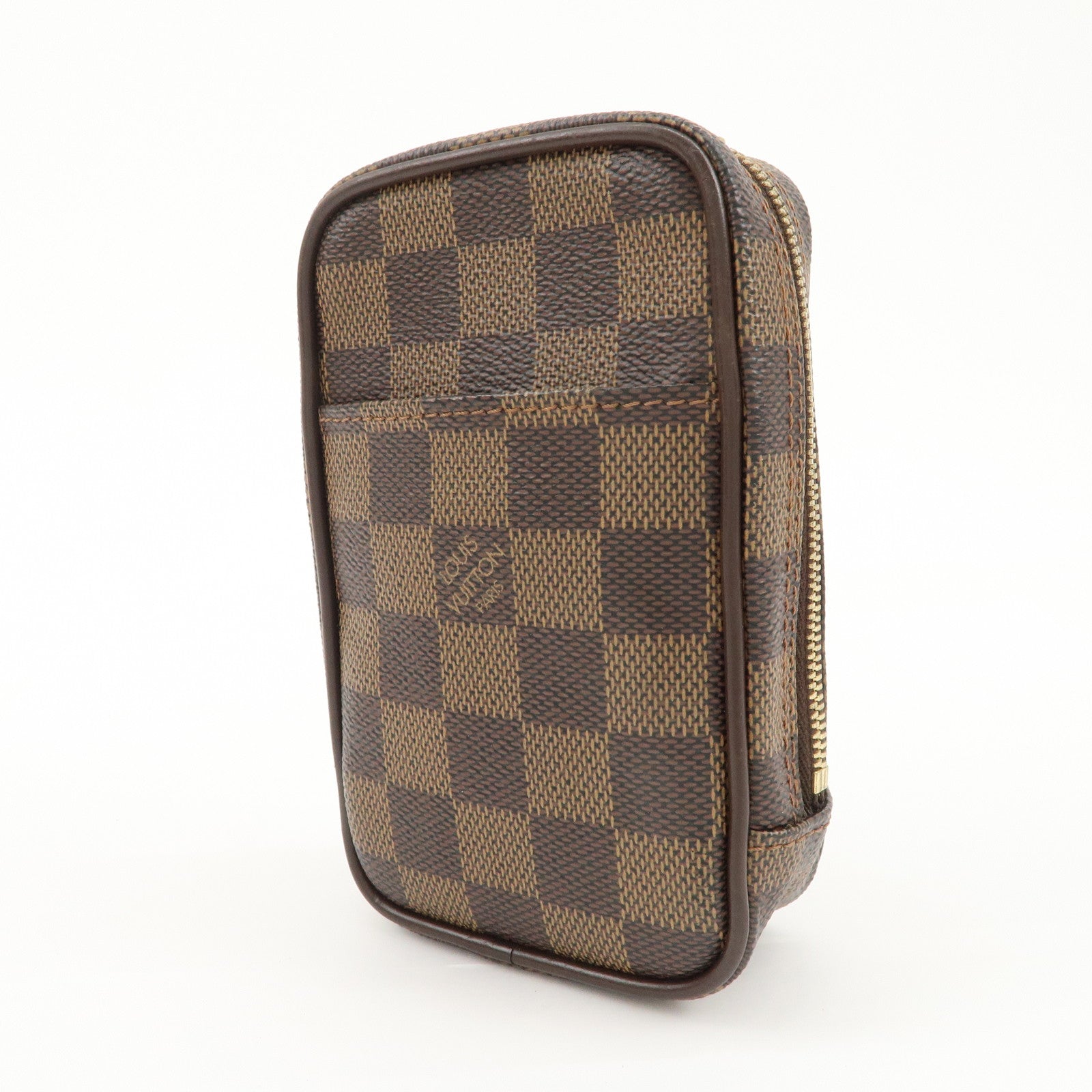 Louis Vuitton Damier Etui Okapi PM Camera Case Pouch N61738 Used