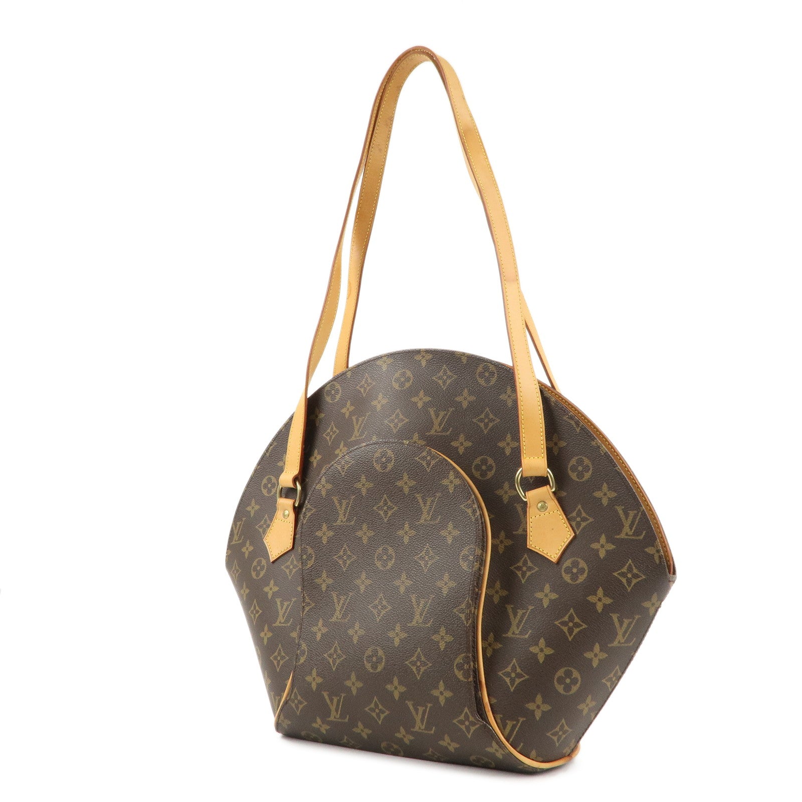 Louis Vuitton Monogram Ellipse Shopping Shoulder Bag Brown M51128