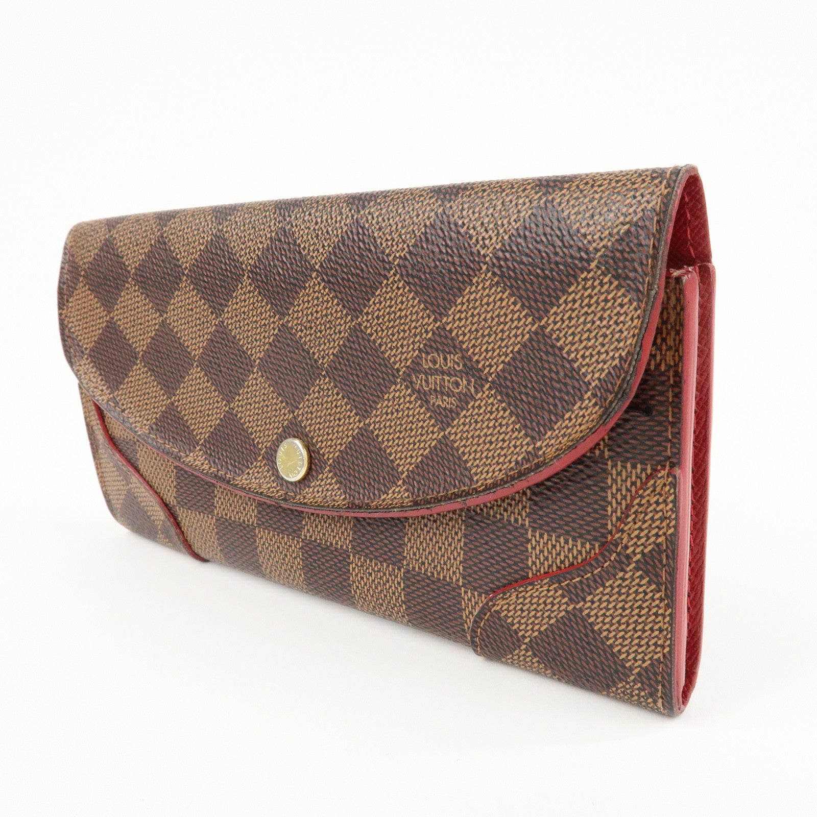 Louis Vuitton Damier Portefeuille Long Wallet Kaisa N61221 Used