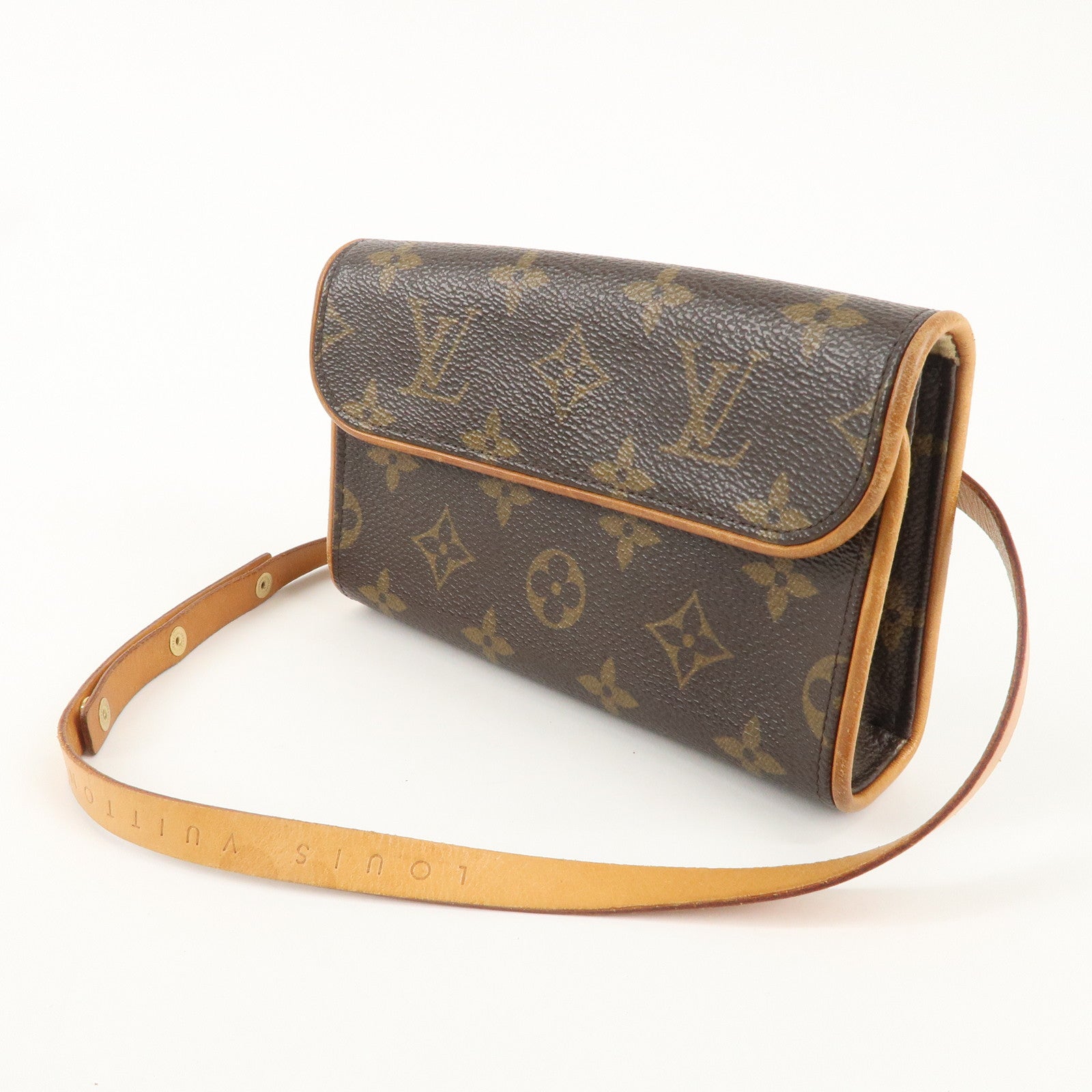 Louis Vuitton Monogram Pochette Florentine Waist Bag Belt XS M51855