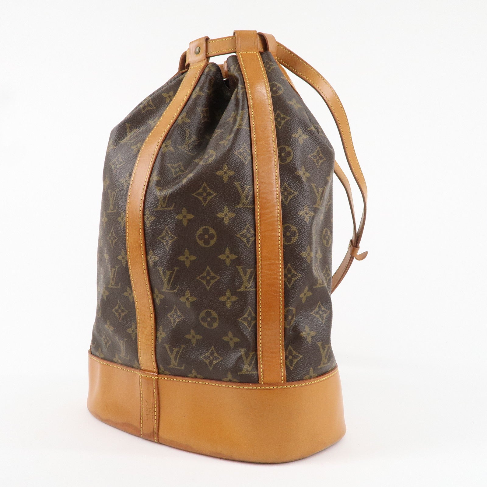 Louis Vuitton Monogram Randonnee GM Laundry Bag Brown M42244