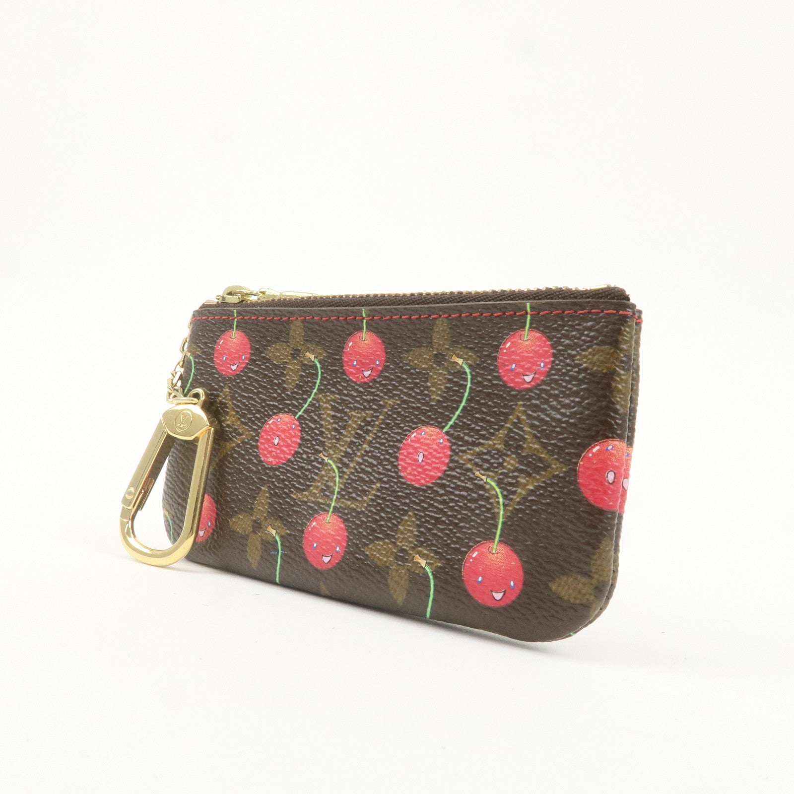 Louis Vuitton Murakami Cherry Pochette Cles Coin Case M95042