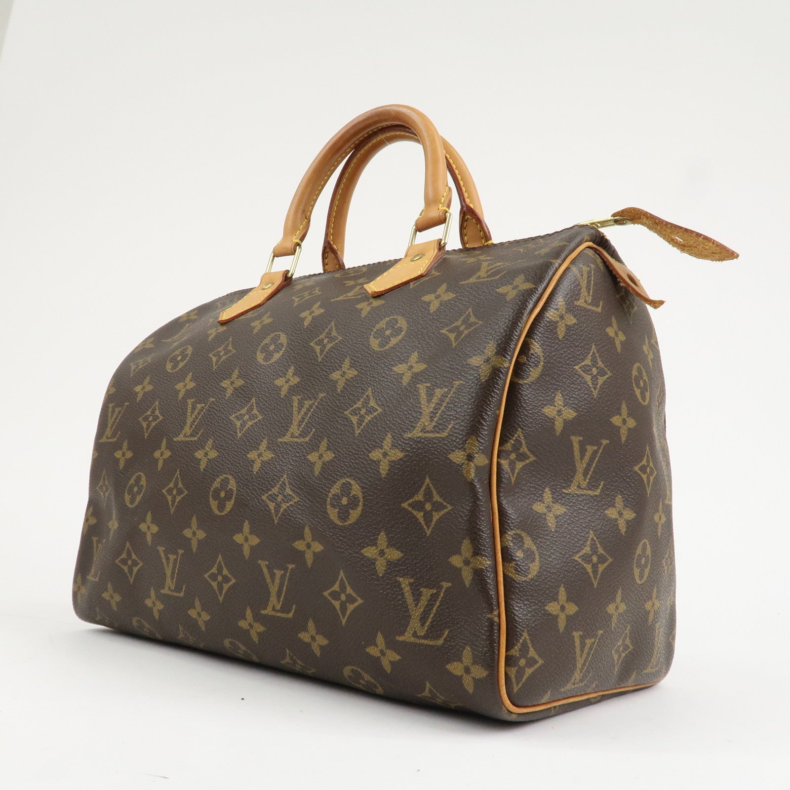 Louis Vuitton Monogram Speedy 30 Hand Bag Boston Bag M41526 Used