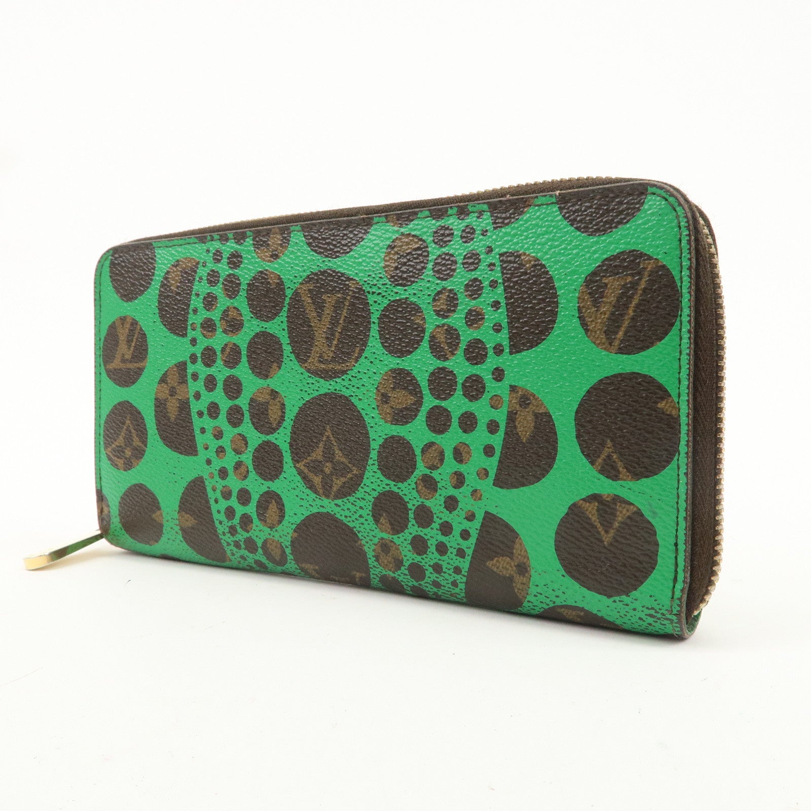 Louis Vuitton Monogram Pumpkin Dot Zippy Wallet Yayoikusama M60451