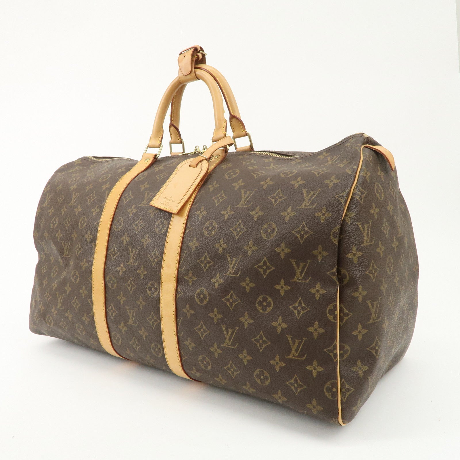 Louis Vuitton Monogram Keep All 55 Boston Bag Travel Bag M41424