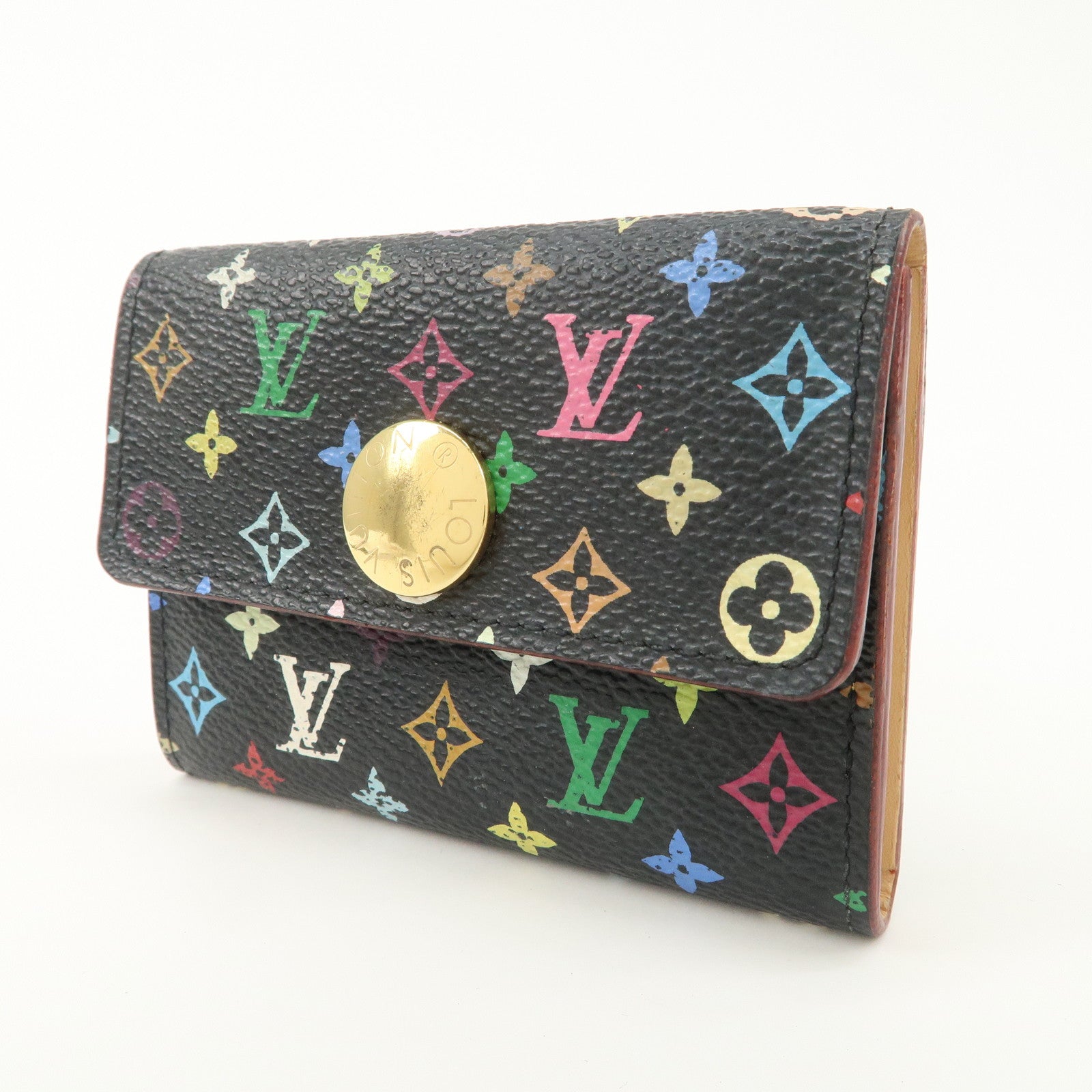 Louis Vuitton Monogram Porte Monnaie Cozy Coin Case Noir M60007 Used