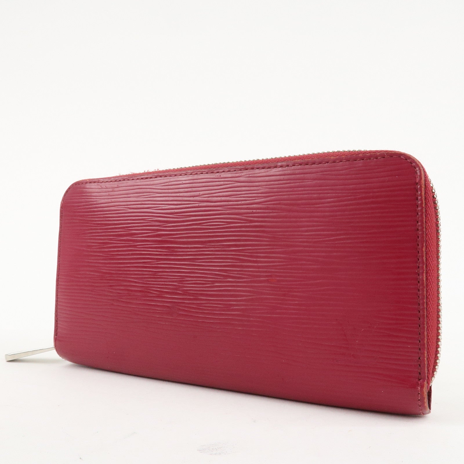 Louis Vuitton Epi Zippy Wallet Zip Around Wallet Fuchsia M60305