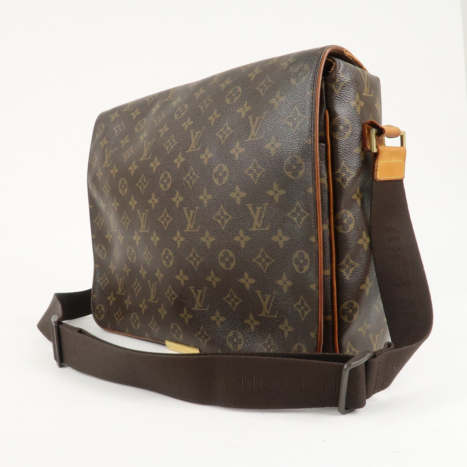 Louis Vuitton Monogram Abbesses Messenger Bag Hand Bag M45257 Used