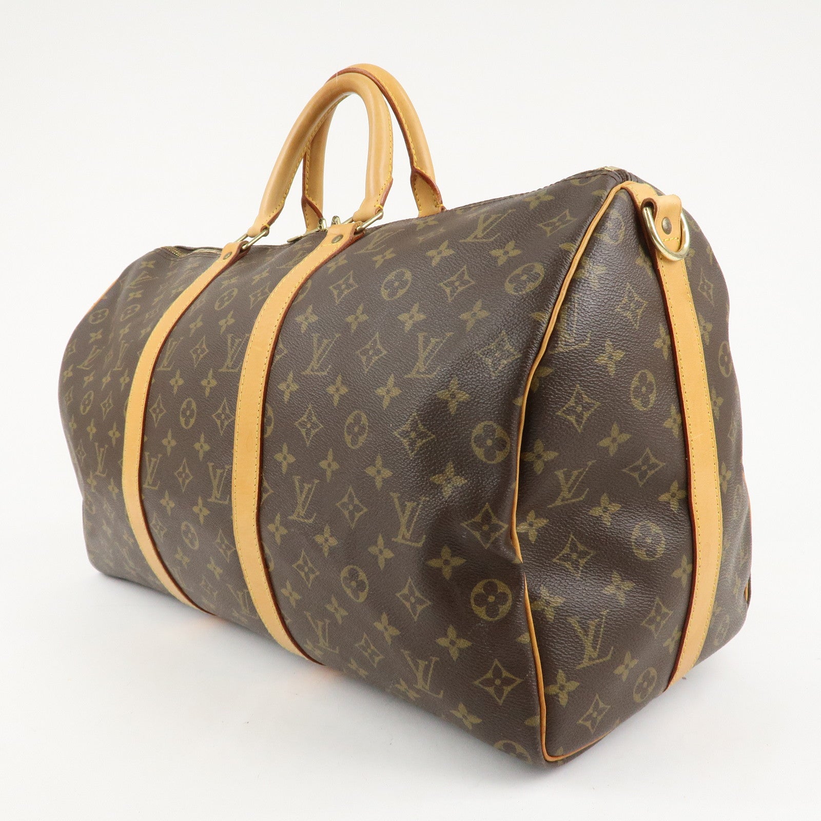 Louis Vuitton Monogram Keep All Bandouliere 50 Boston Bag M41416 Used