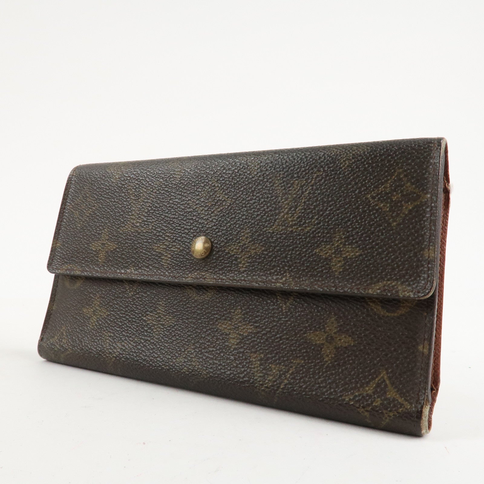 Louis Vuitton Monogram Set of 2 Porte Tresor International M61215