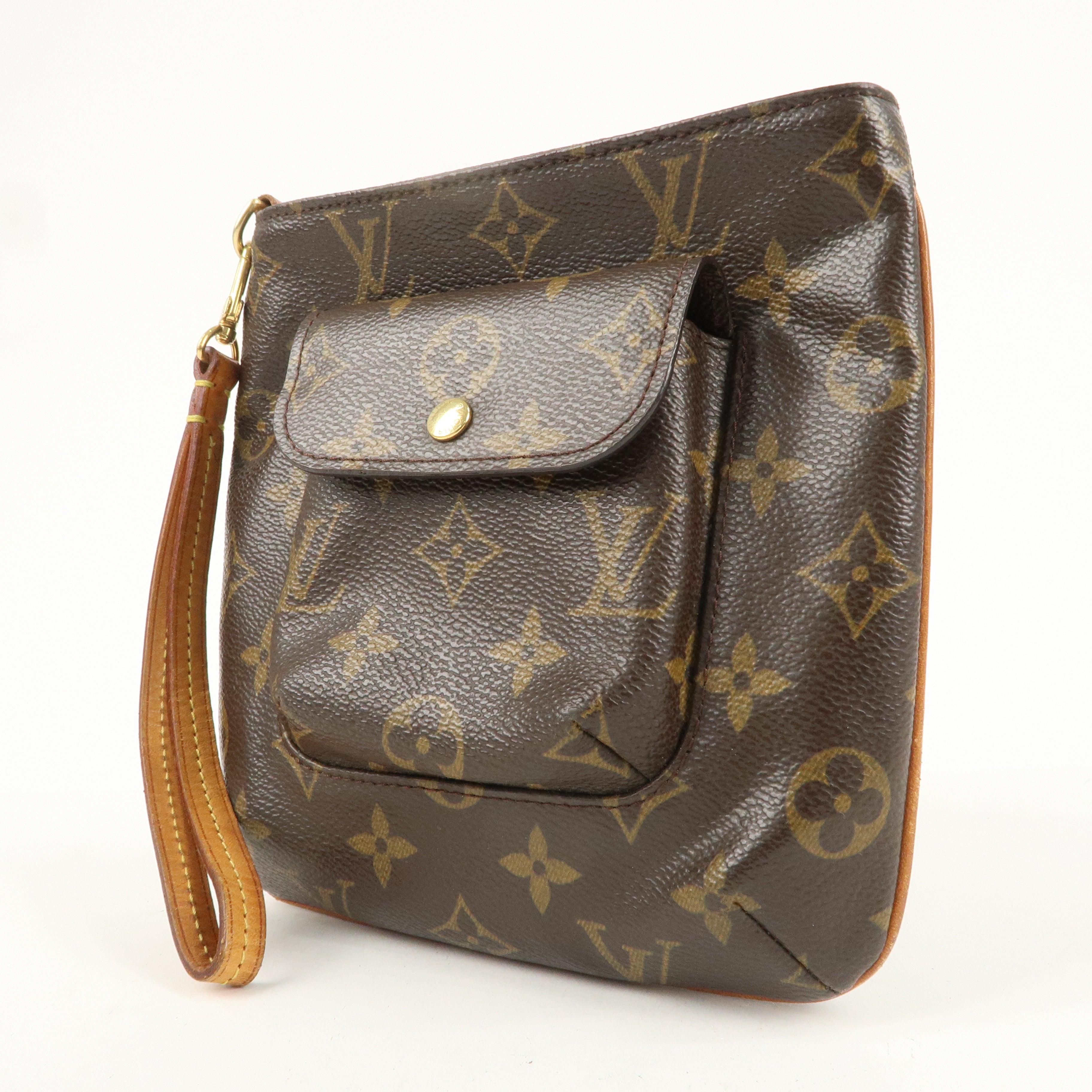 Louis Vuitton Monogram Partition Pouch Clutch Bag M51901