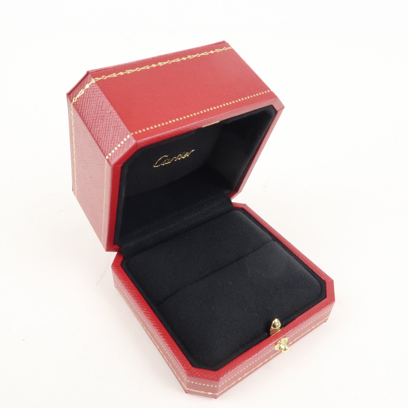 Cartier Set of 2 Ring Box Display Box Jewelry Box For Ring Red