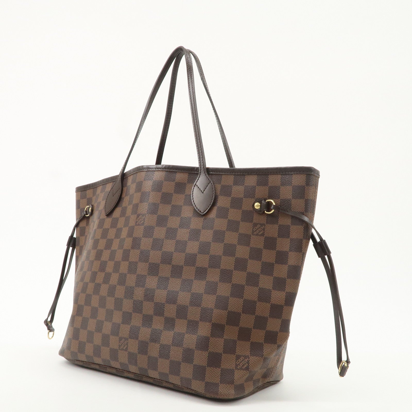 Louis Vuitton Damier Neverfull MM Tote Bag Hand Bag N51105 Used