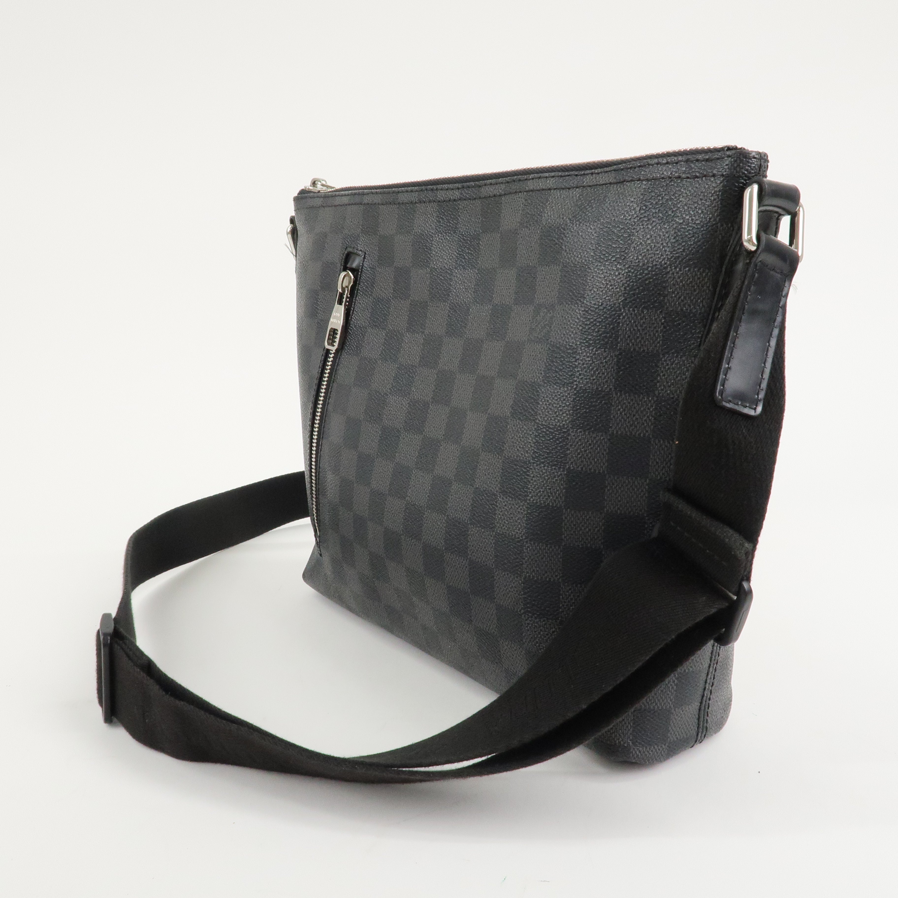 Louis Vuitton Damier Graphite Mick MM Shoulder Bag N41106 Used