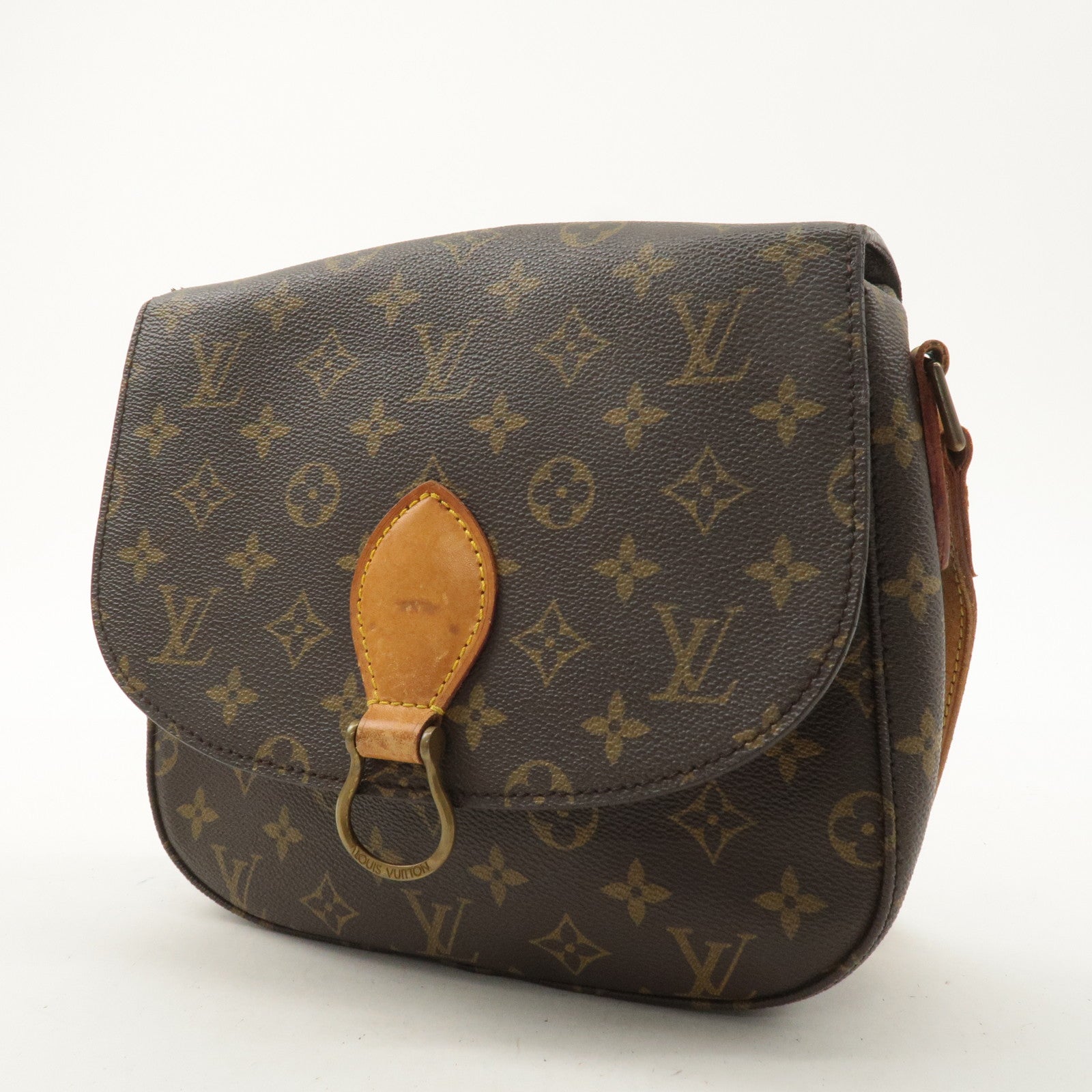 Louis Vuitton Monogram Saint Cloud GM Shoulder Bag Brown M51242