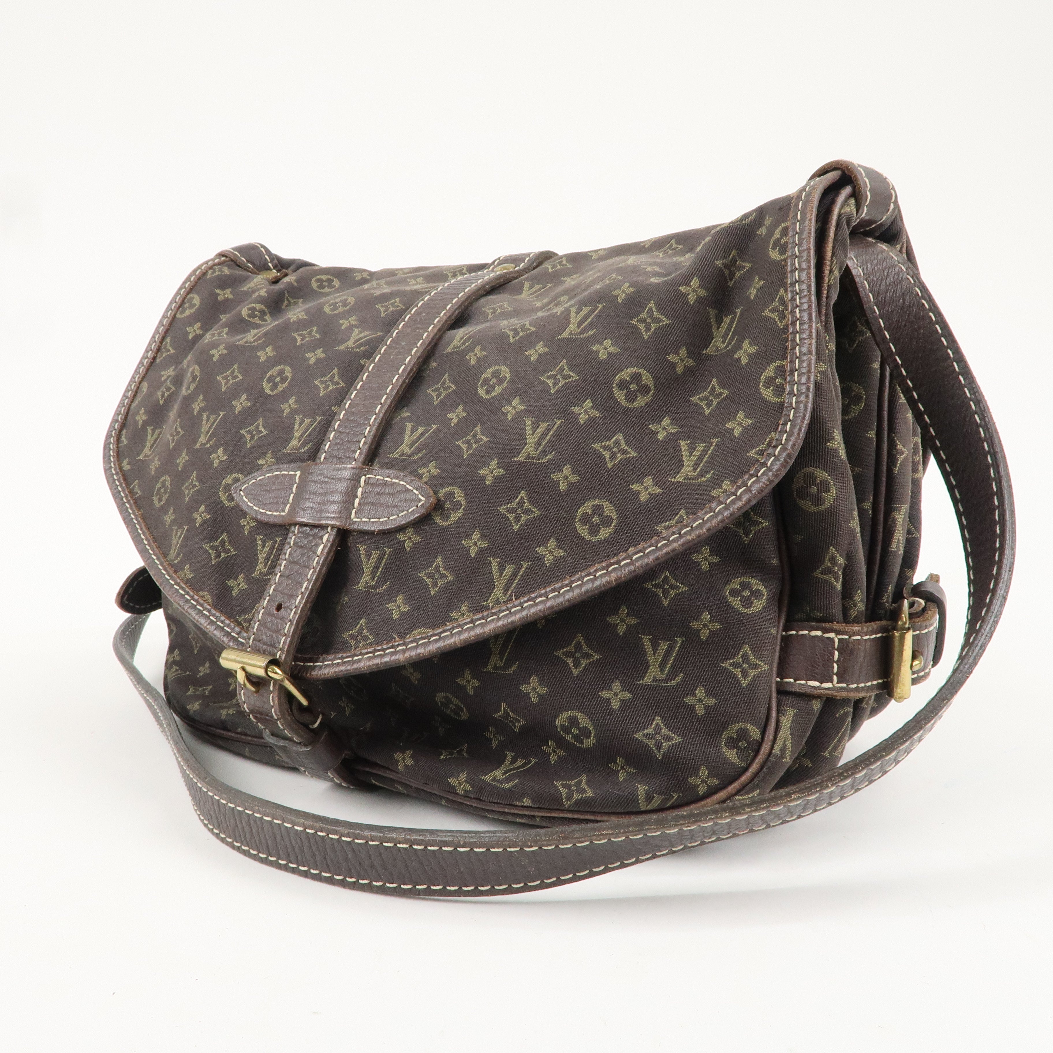 Louis Vuitton Monogram Minilin Saumur 30 Shoulder Bag M95227