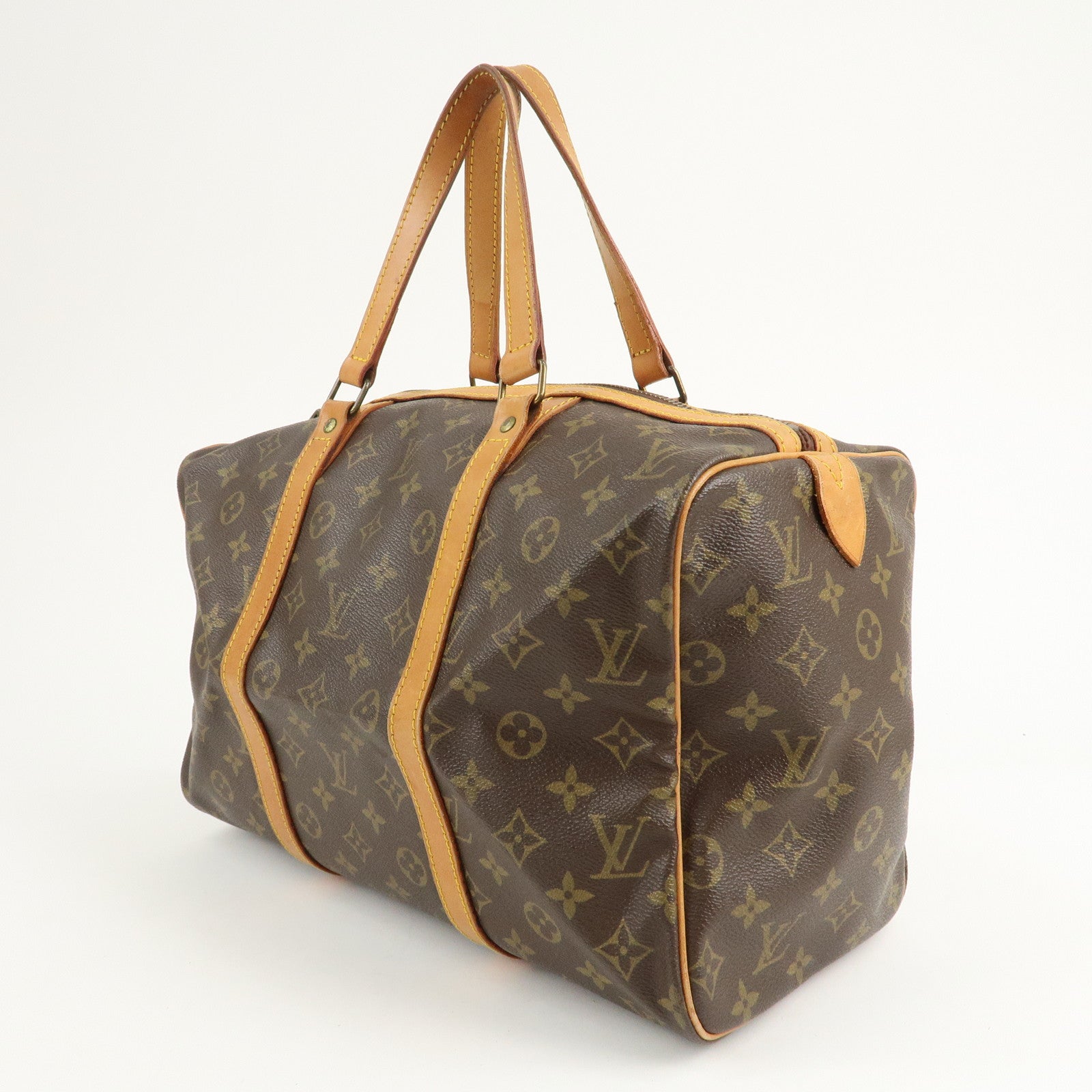 Louis Vuitton Monogram Sac Souple 35 Boston Hand Bag M41626