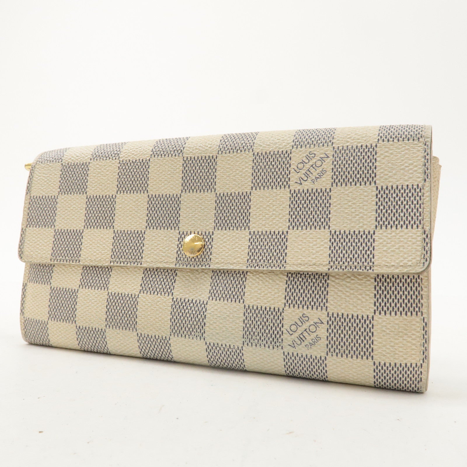 Louis Vuitton Damier Azur Portefeuille Sarah Long Wallet M61735