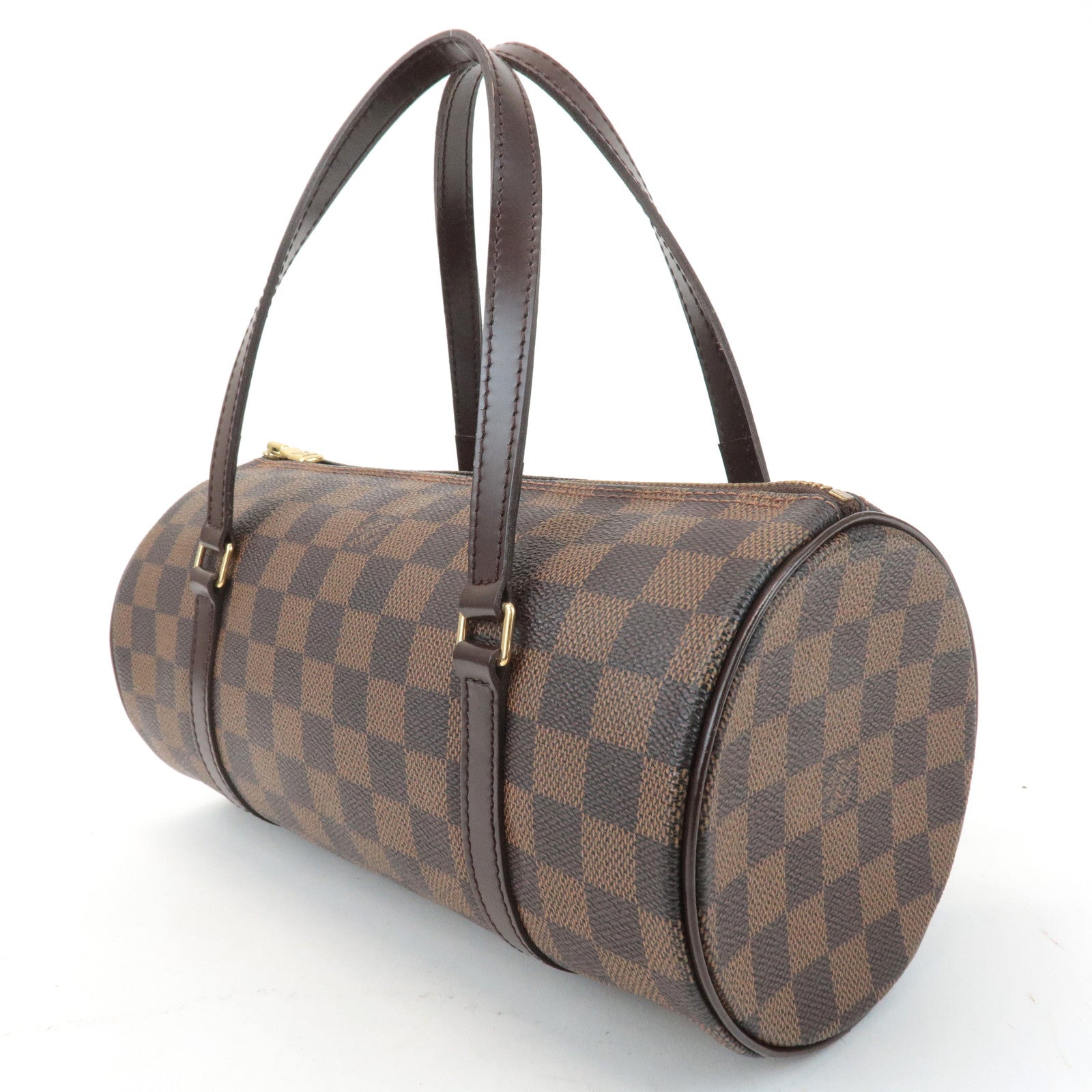 Louis Vuitton Damier Ebene Papillon 26 Hand Bag Brown N51304 Used