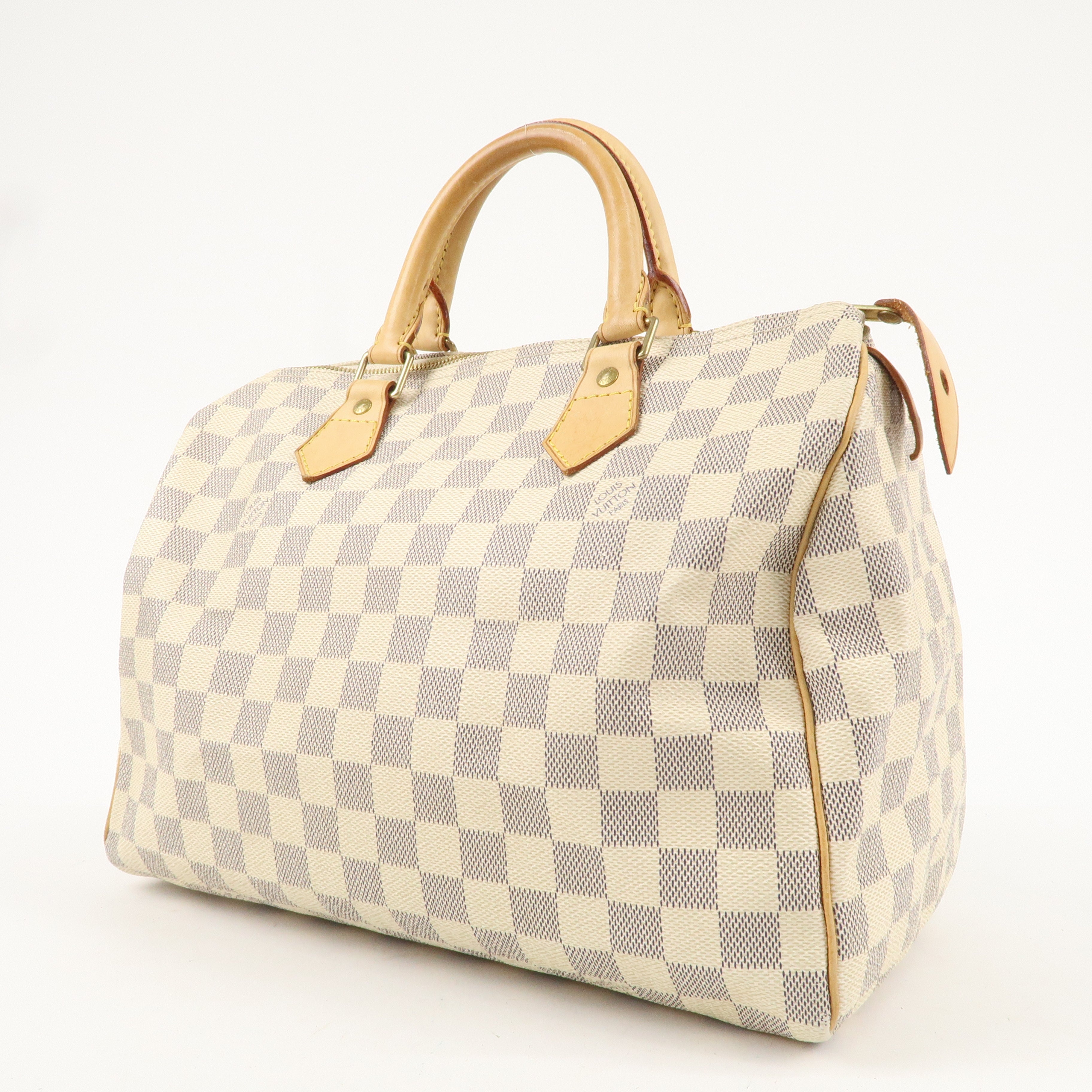 Louis Vuitton Damier Azur Speedy 30 Boston Hand Bag N41533