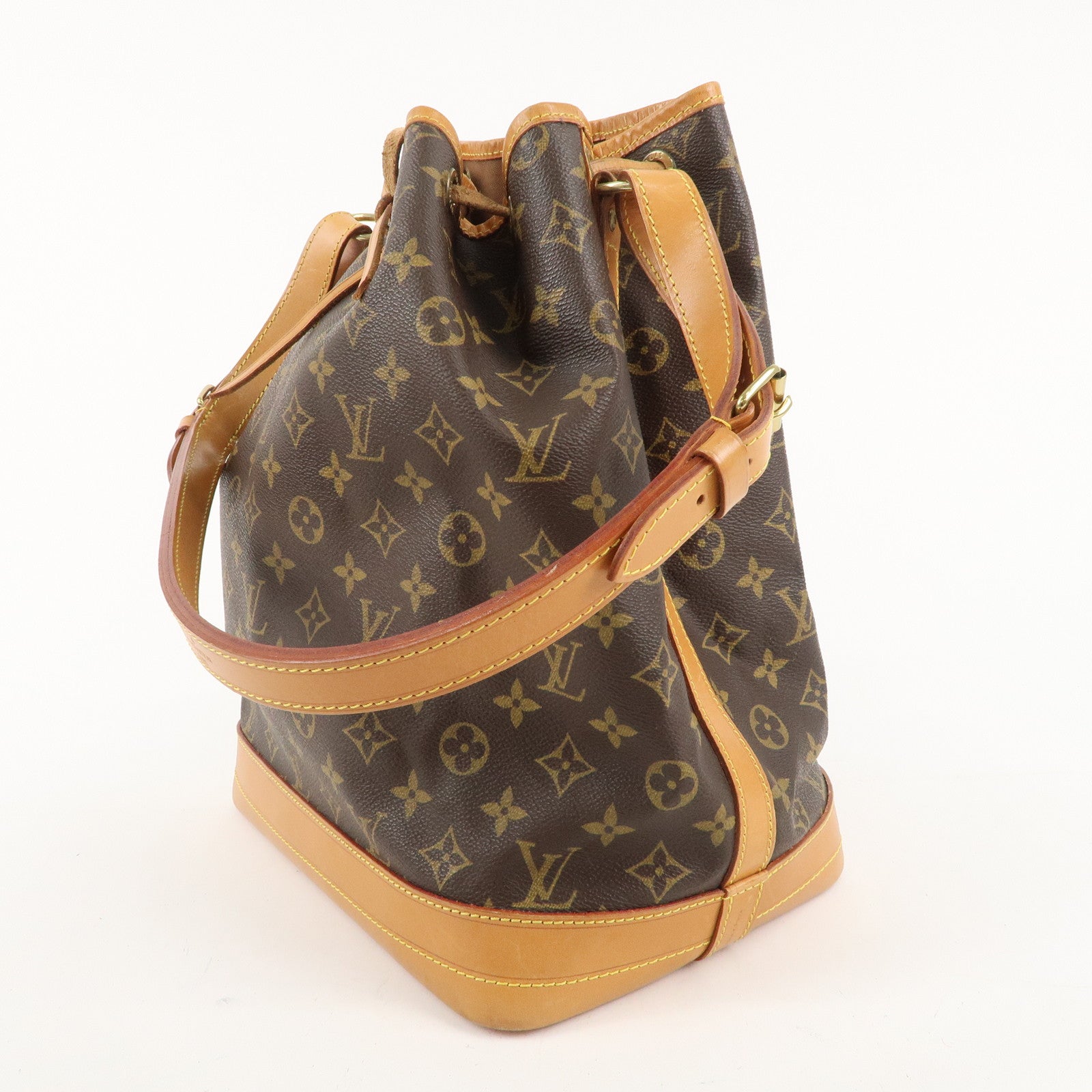 Louis Vuitton Monogram Noe Shoulder Bag Hand Bag Brown M42224