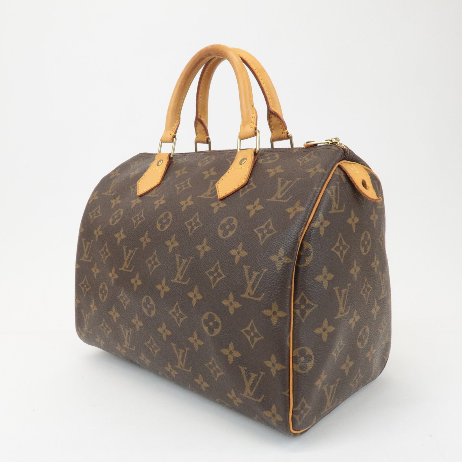 Louis Vuitton Monogram Speedy 30 Hand Bag Boston Bag M41526 Used