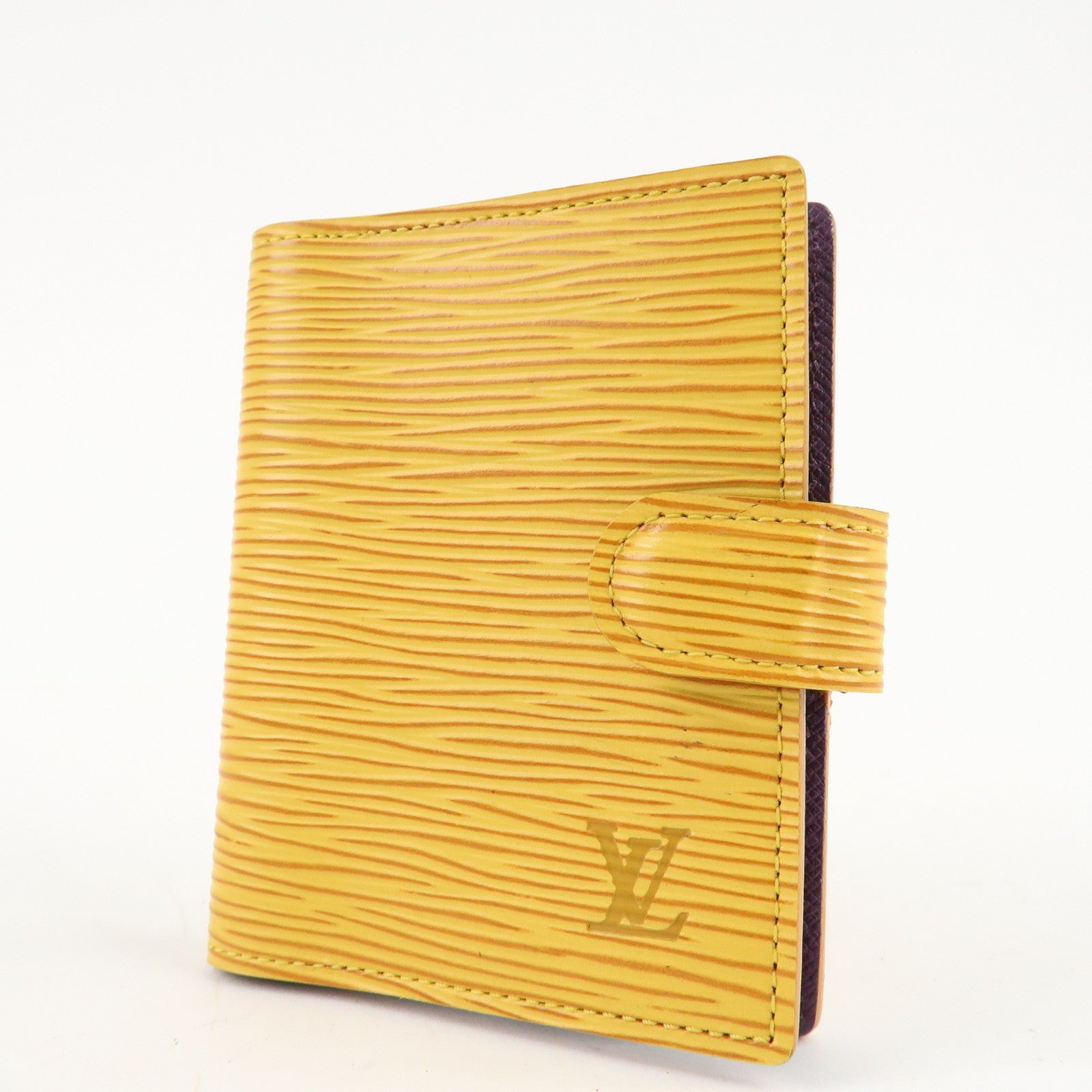 Louis Vuitton Epi Mini Agenda Planner Cover Tassili Yellow R20079 Used