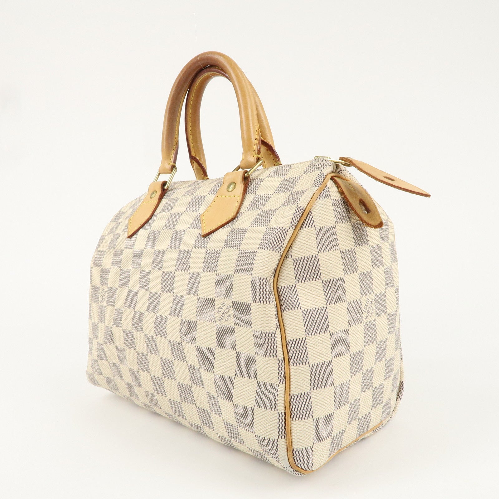 Louis Vuitton Damier Azur Speedy 25 Boston Hand Bag N41534