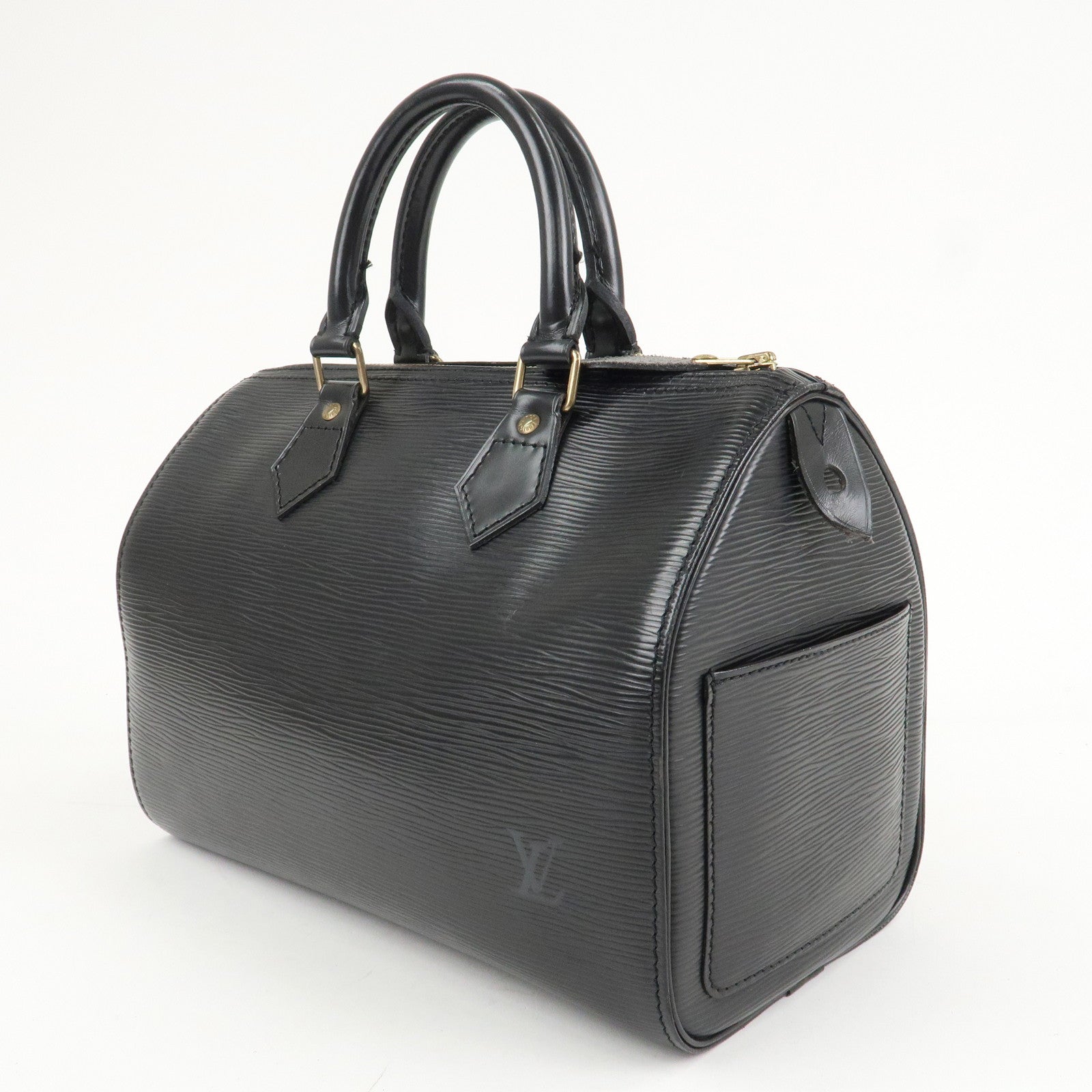 Louis Vuitton Epi Speedy 25 Boston Bag Hand Bag Noir M43012