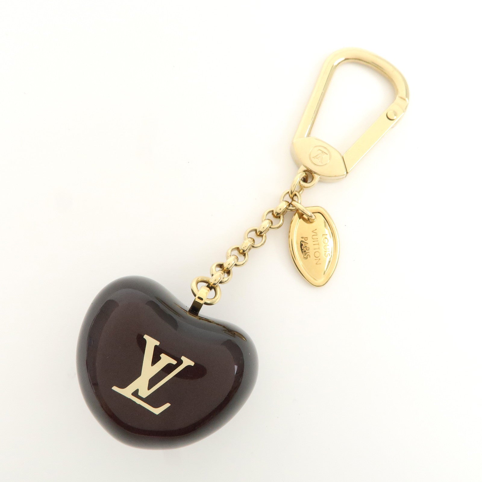 Louis Vuitton Porte Cles Pomme Bag Charm Amarante M66494 Used