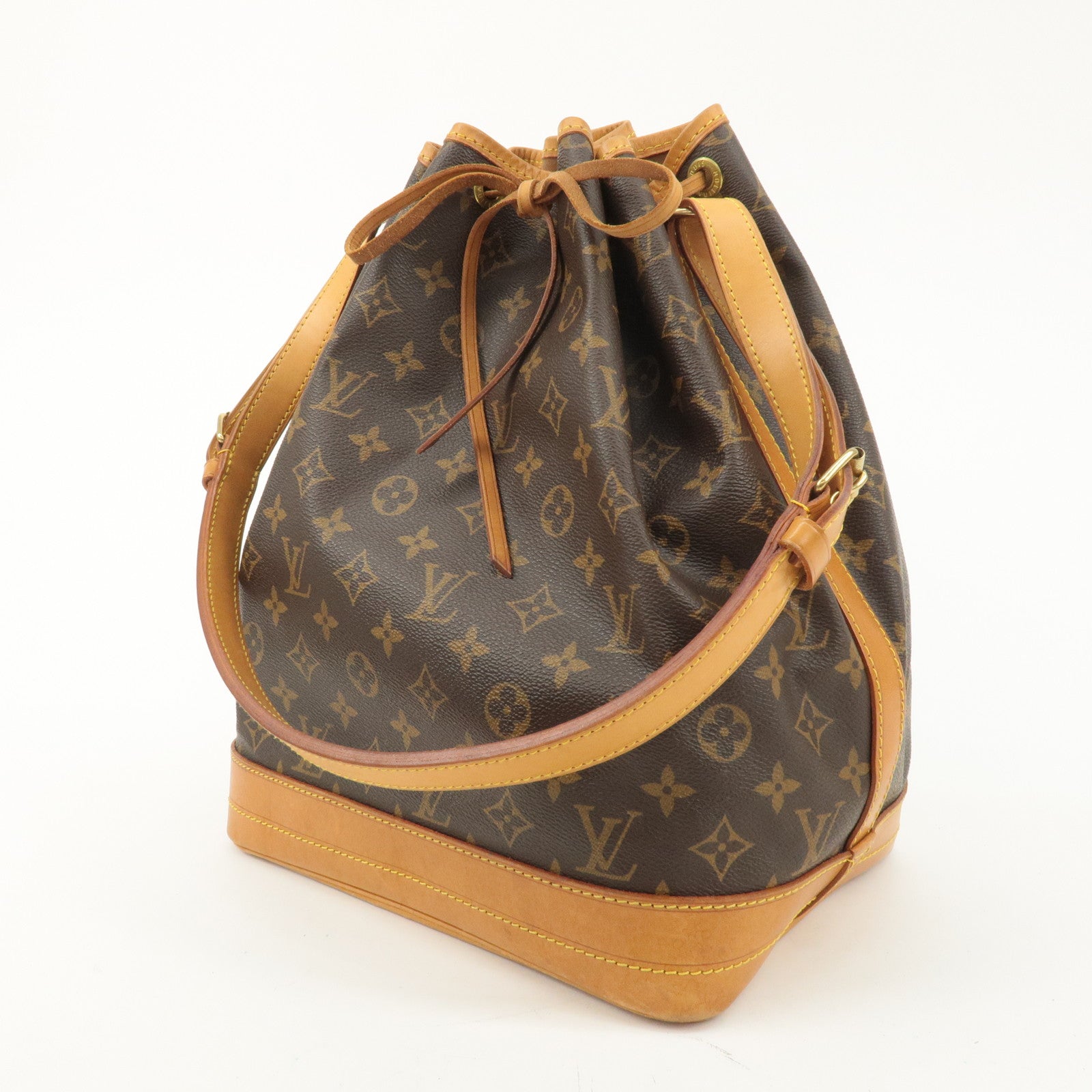 Louis Vuitton Monogram Noe Shoulder Bag Brown M42224