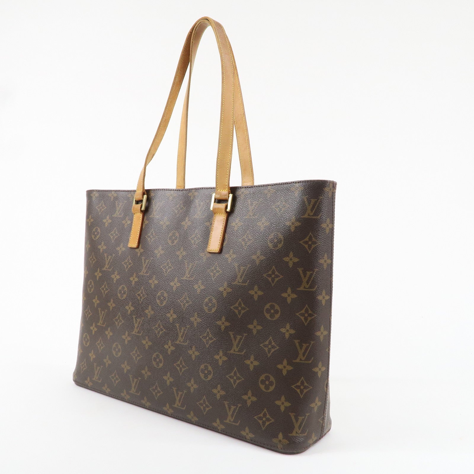 Louis Vuitton Monogram Luco Tote Bag Hand Bag Brown M51155