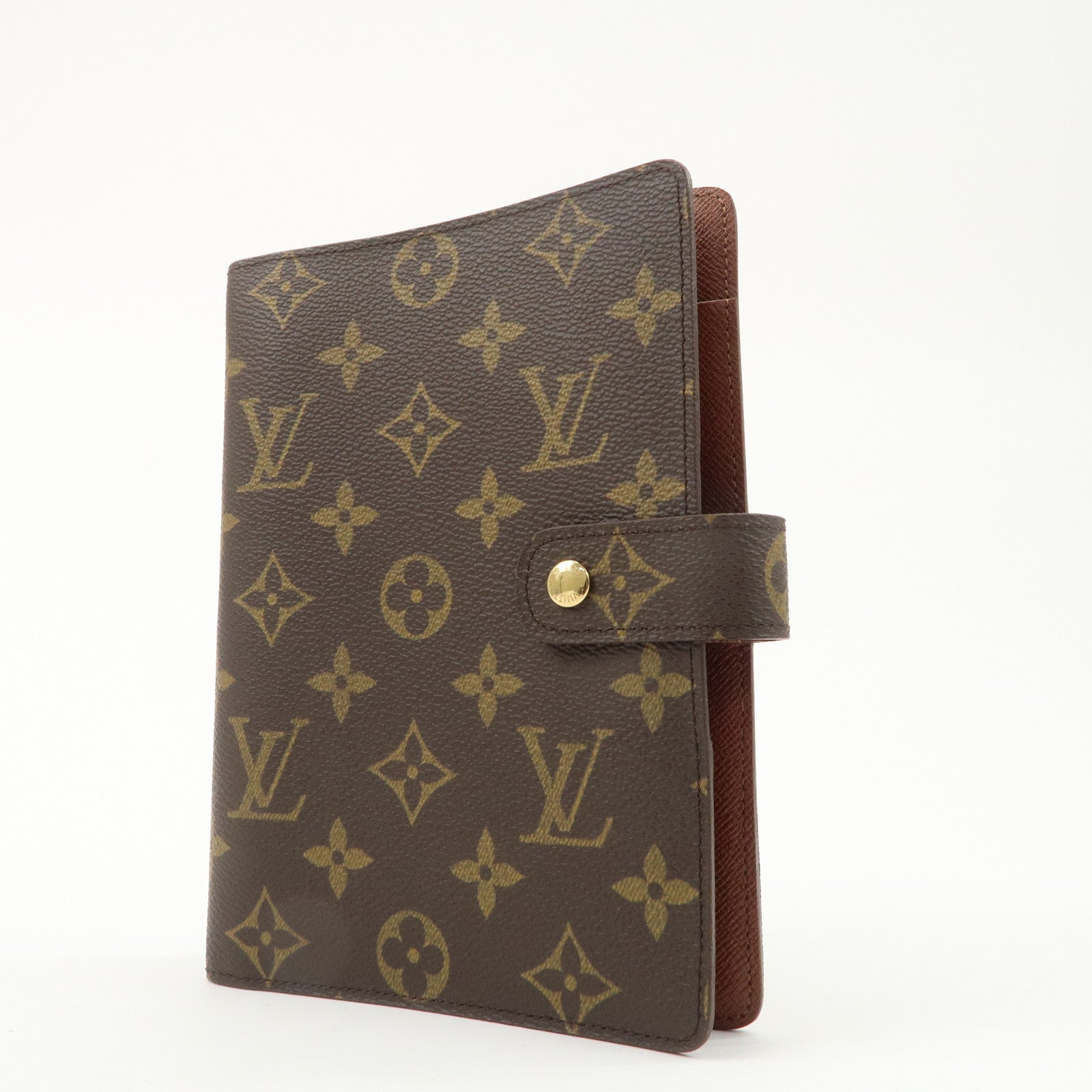 Louis Vuitton Monogram Agenda MM Planner Cover R20105