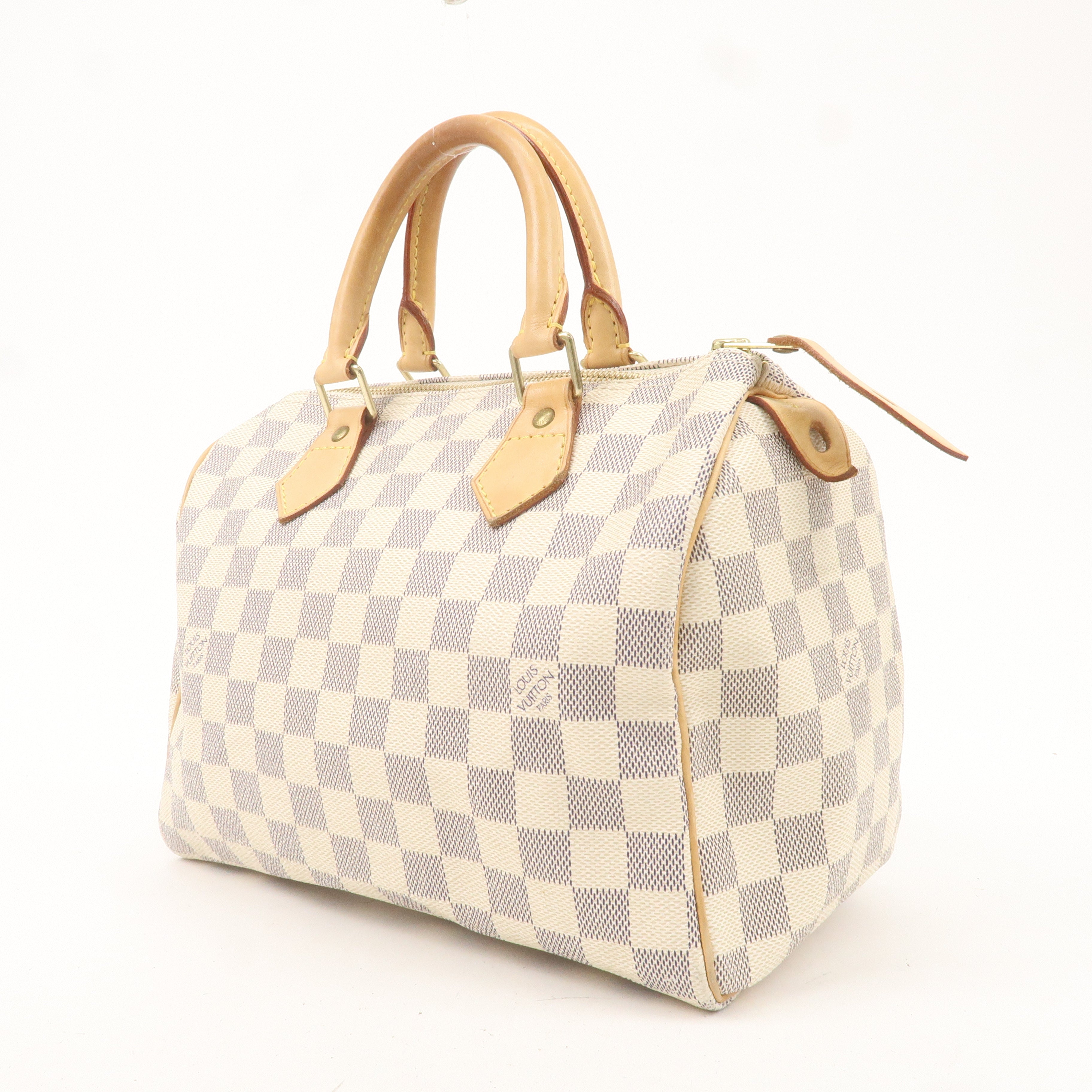 Louis Vuitton Damier Azur Speedy 25 Boston Bag Hand Bag N41534