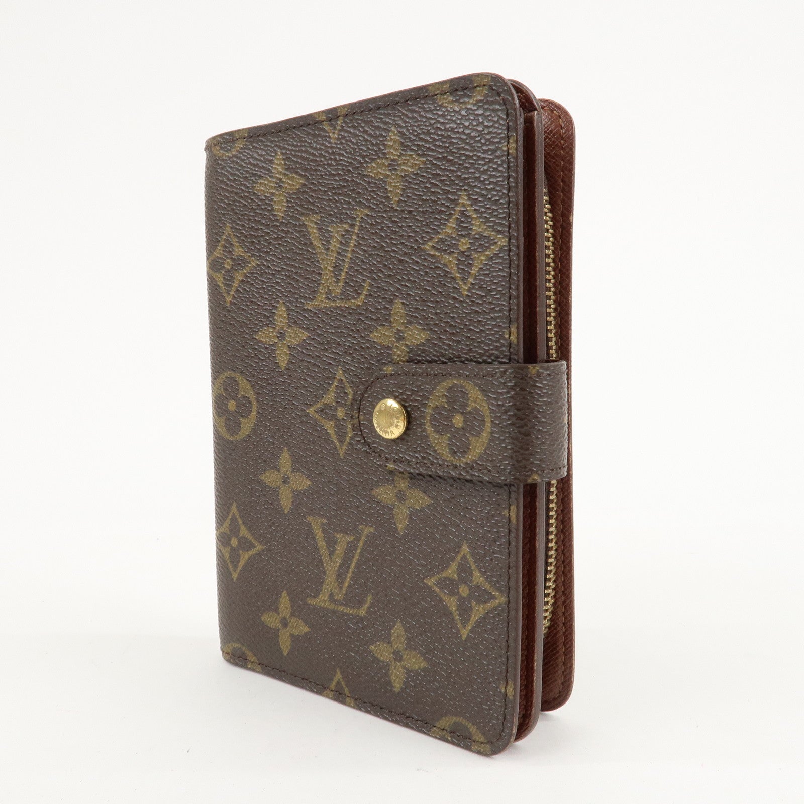 Louis Vuitton Monogram Porte Papier Zip Bi-fold Wallet M61207