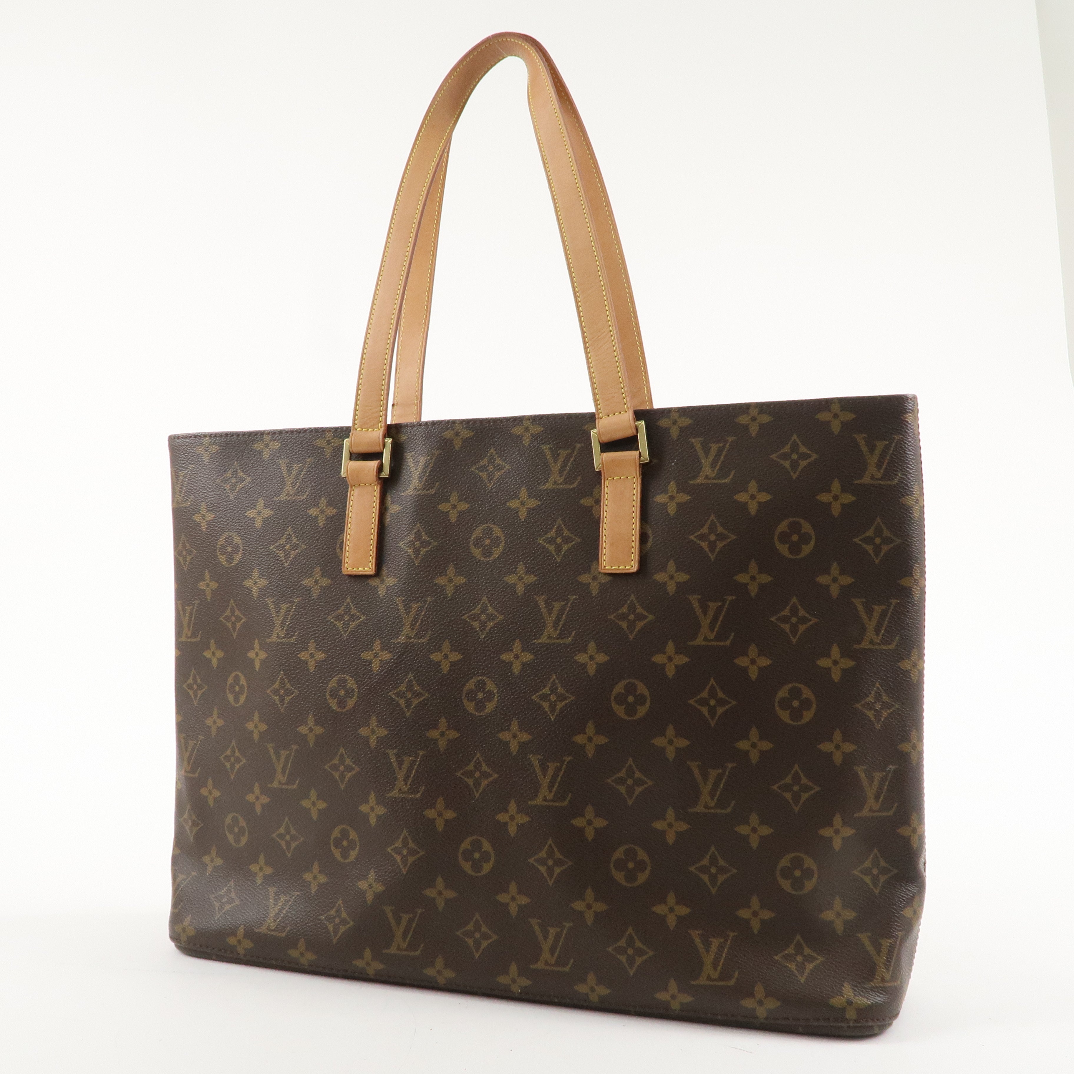 Louis Vuitton Monogram Luco Tote Bag Hand Bag Brown M51155