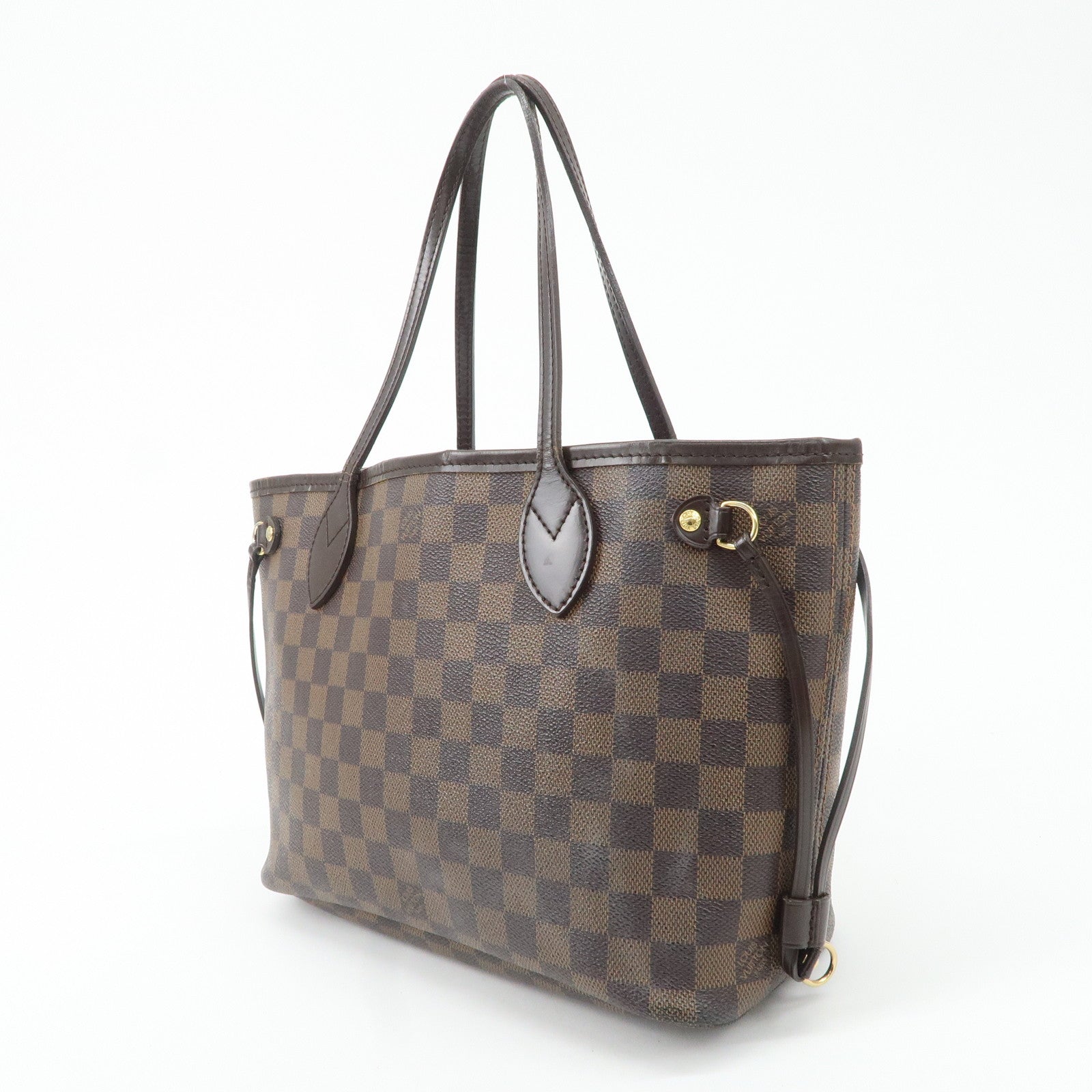 Louis Vuitton Damier Neverfull PM Tote Bag Hand Bag N51109 Used