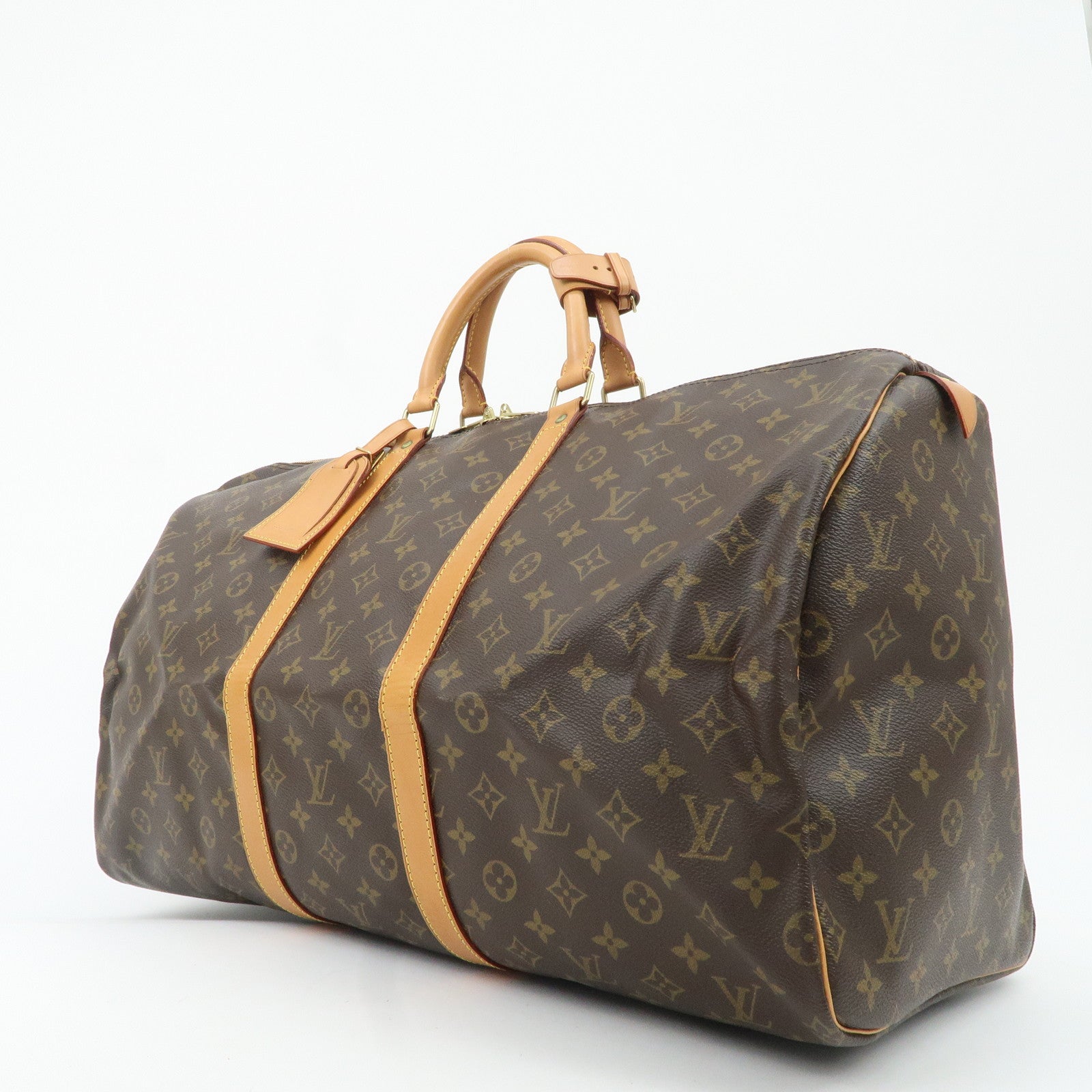 Louis Vuitton Monogram Keep All 55 Boston Bag M41424 Used