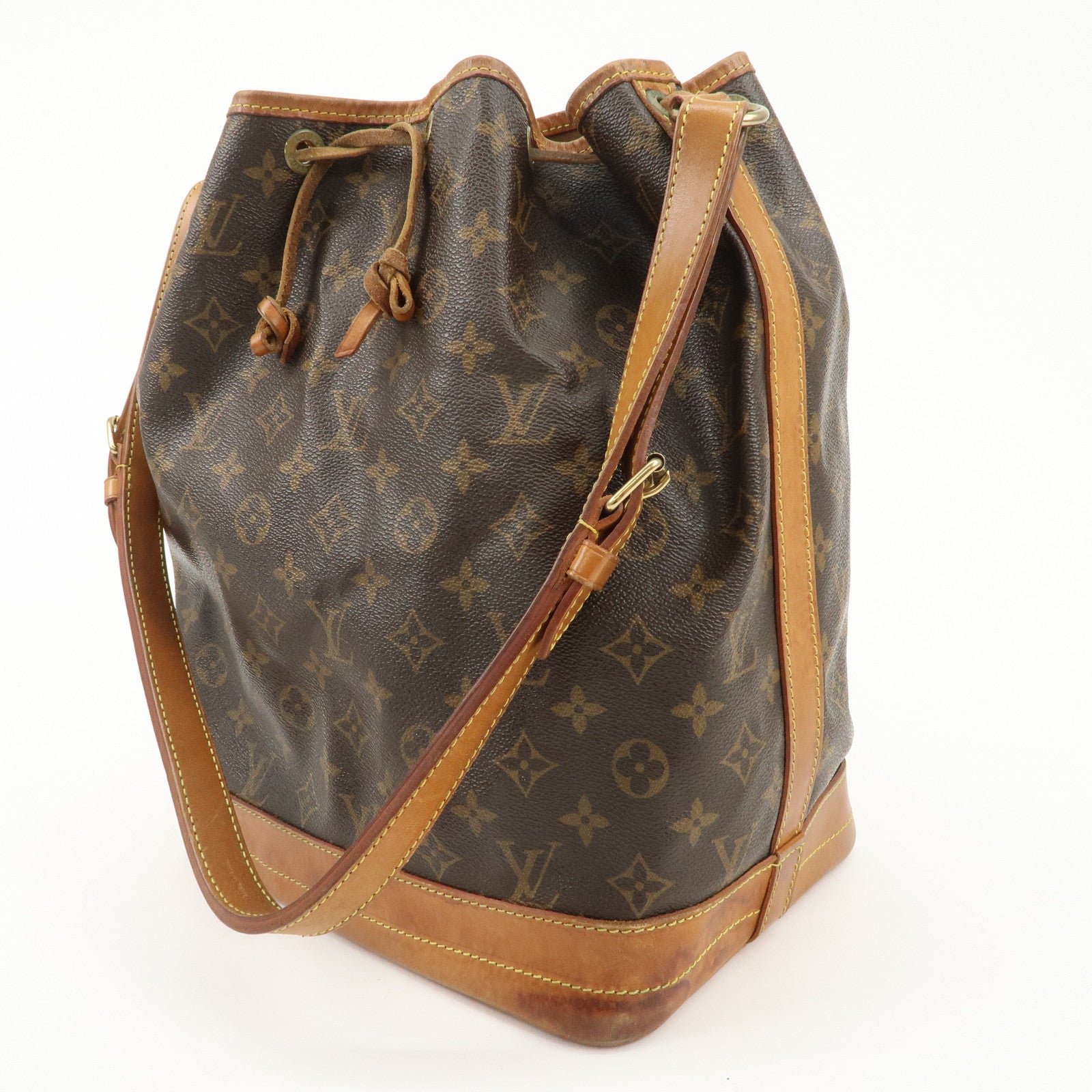 Louis Vuitton Monogram Noe Shoulder Bag Hand Bag Brown M42224