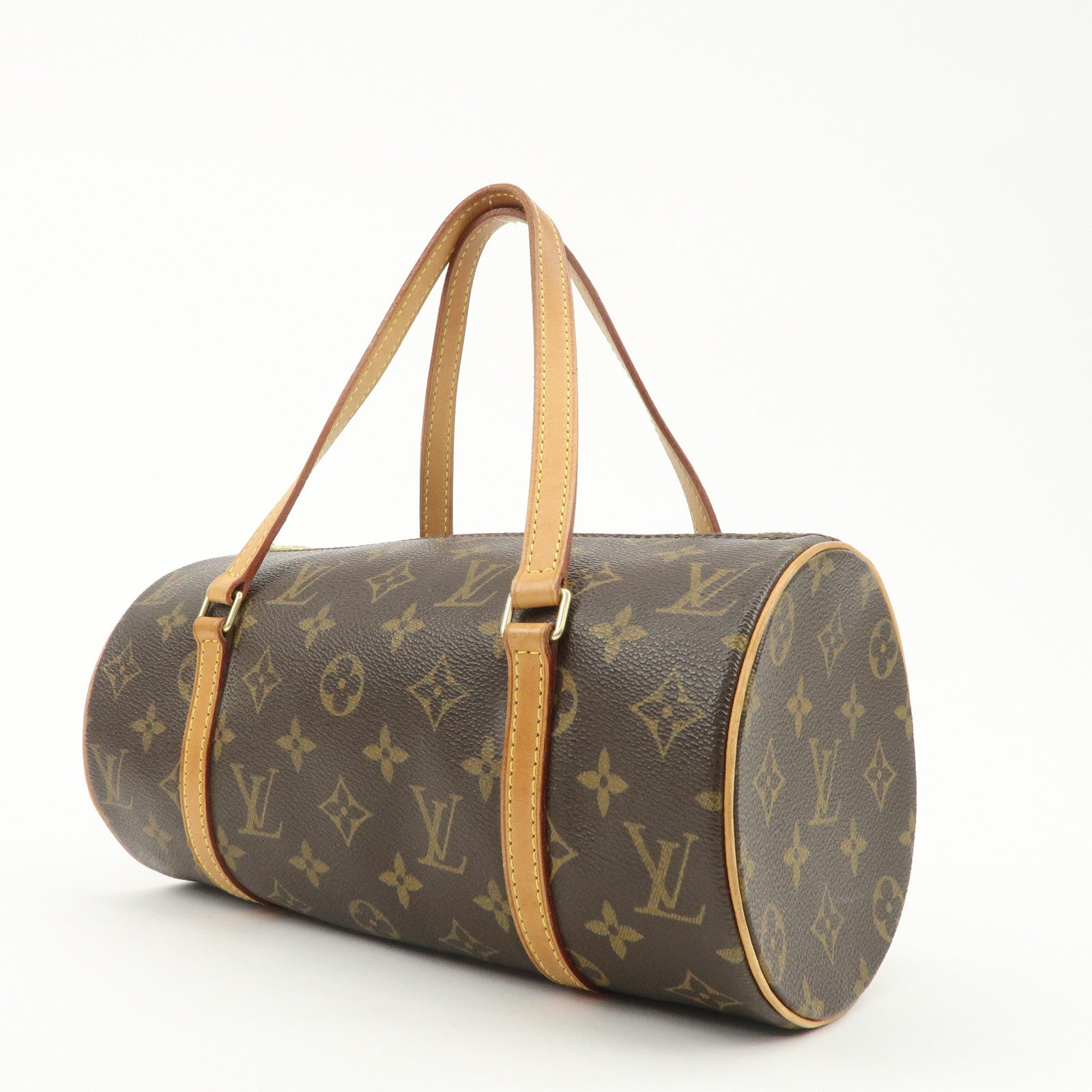 Louis Vuitton Monogram Papillon 26 Hand Bag Brown M51386 Used