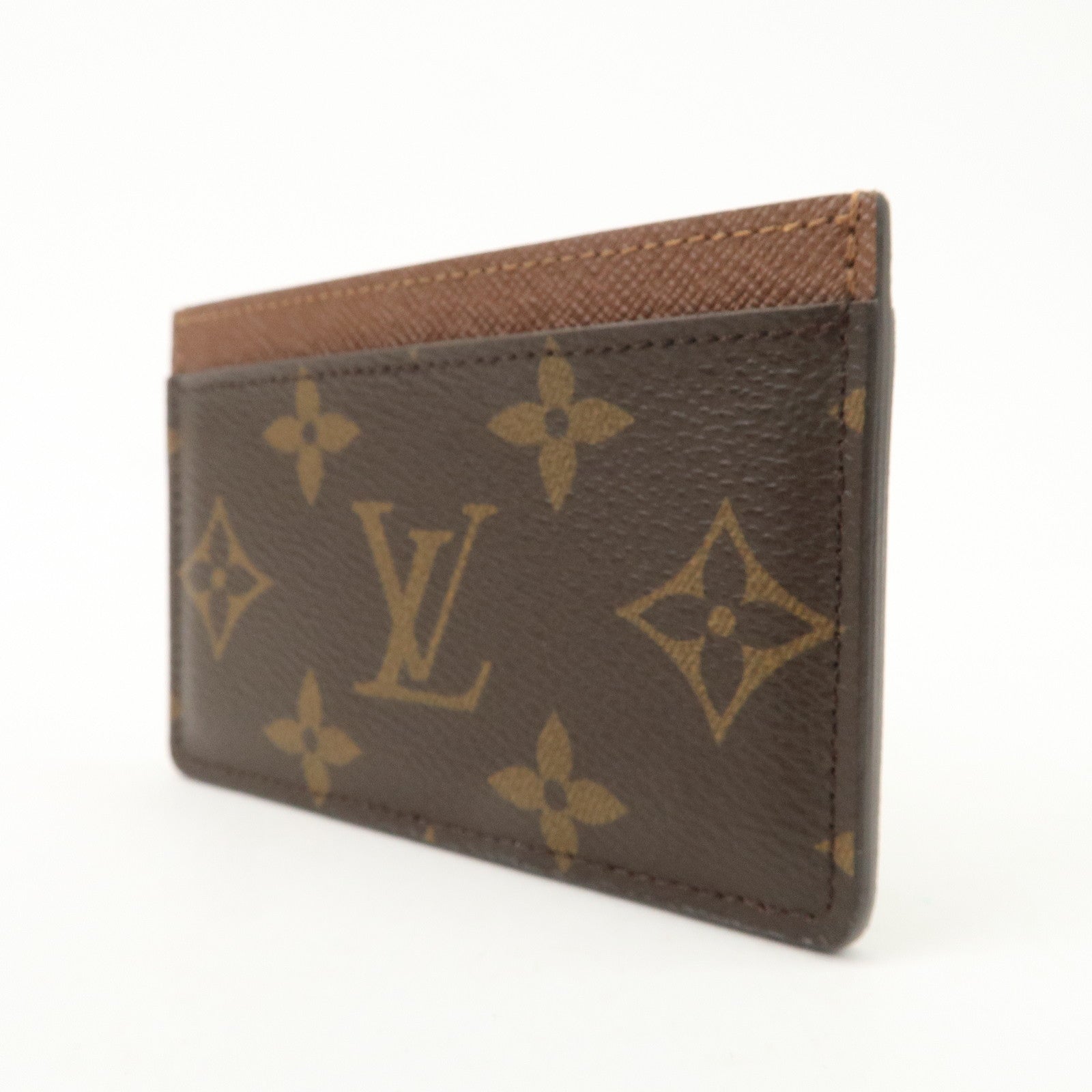 Louis Vuitton Monogram Porte Cartes Simple Card Case M61733 Used