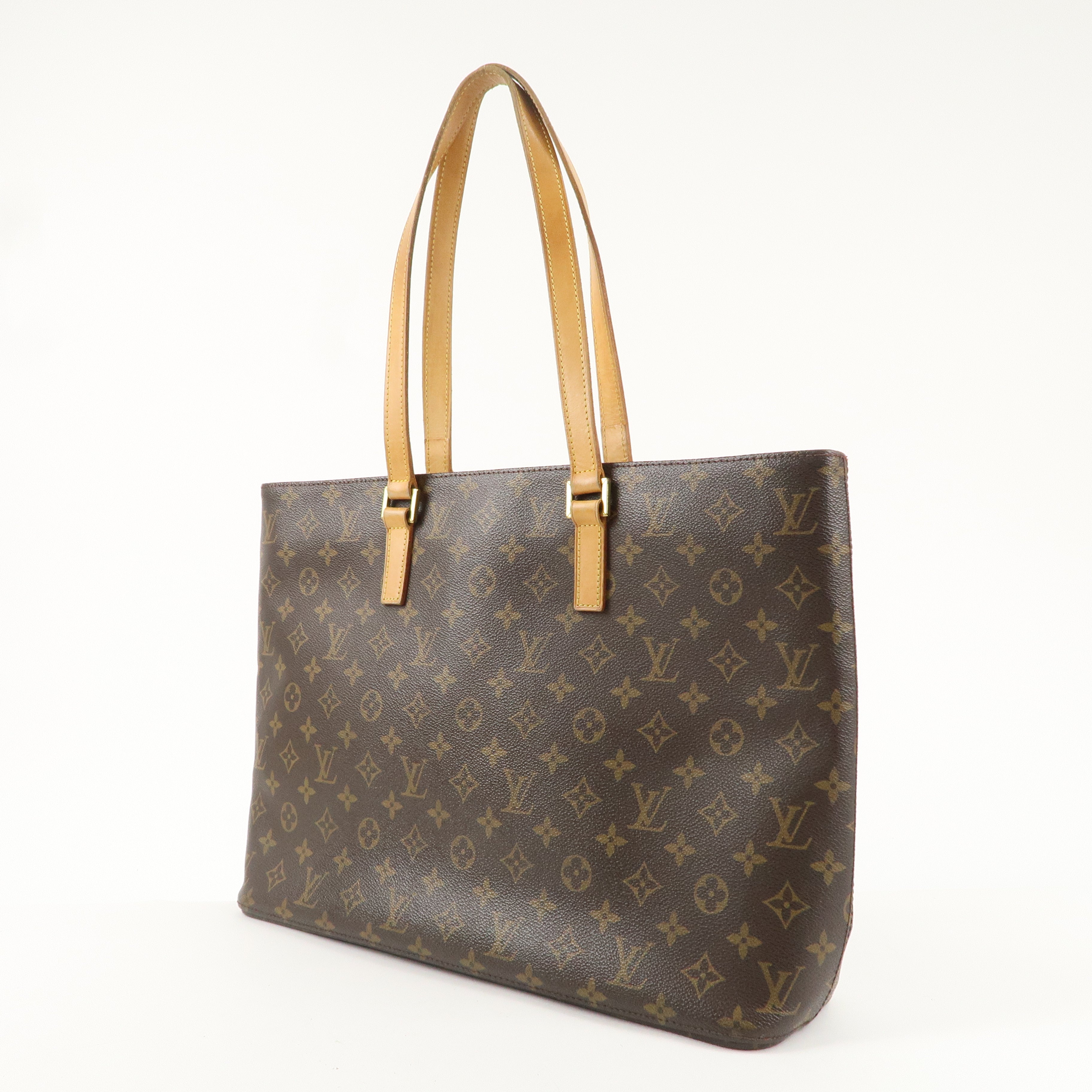 Louis Vuitton Monogram Luco Tote Bag Hand Bag Brown M51155