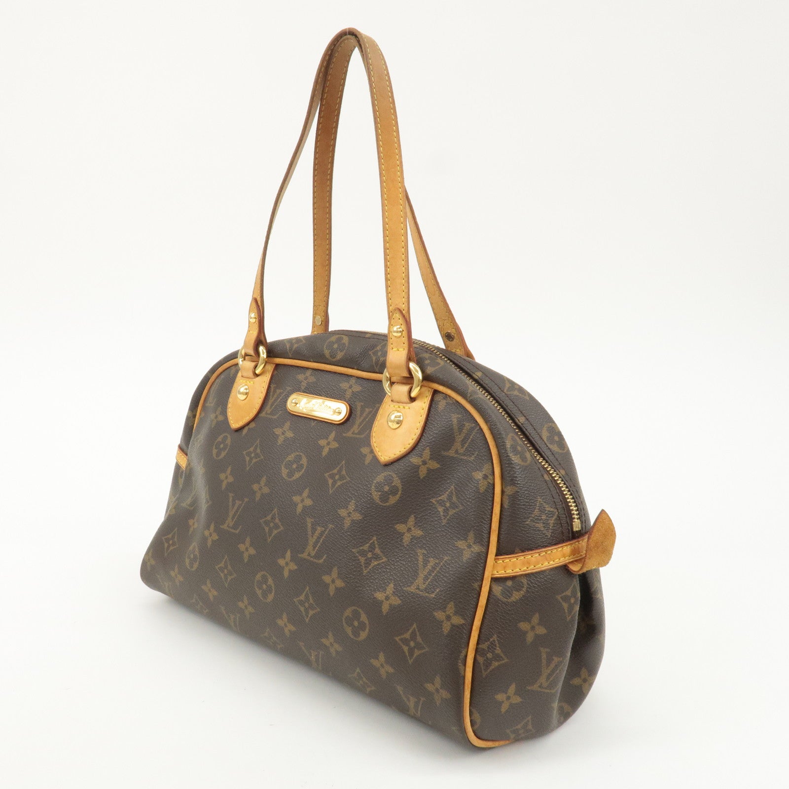 Louis Vuitton Monogram Montorgueil PM Shoulder Bag Brown M95565