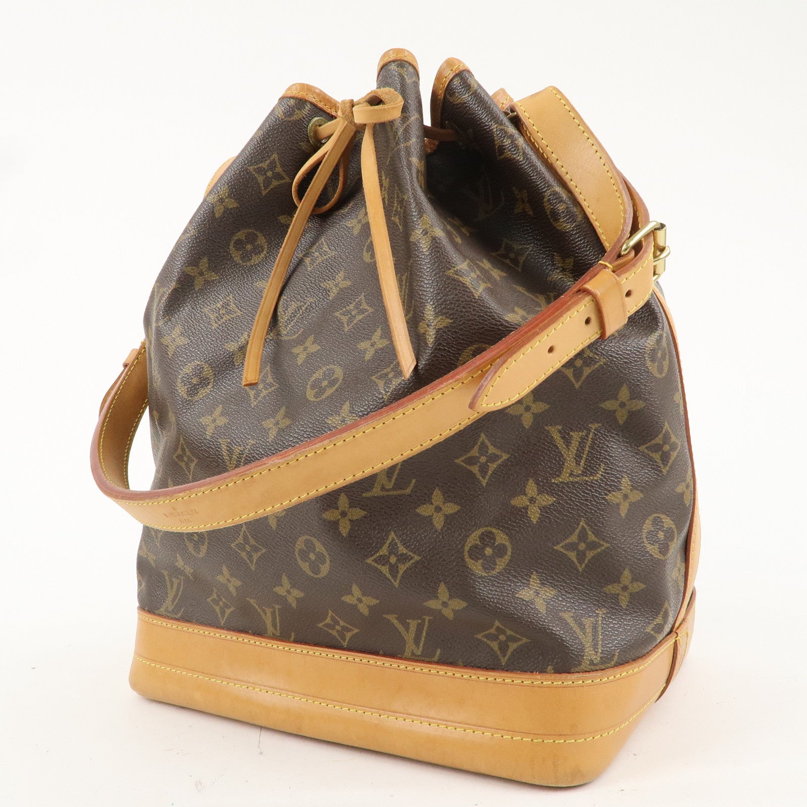 Louis Vuitton Monogram Noe Shoulder Bag Hand Bag Brown M42224